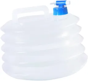 ABOOFAN collapsible water emergency water storage water jugs for storage 5 gallon 5L Bucket Outdoor Bucket fold container white re-usable