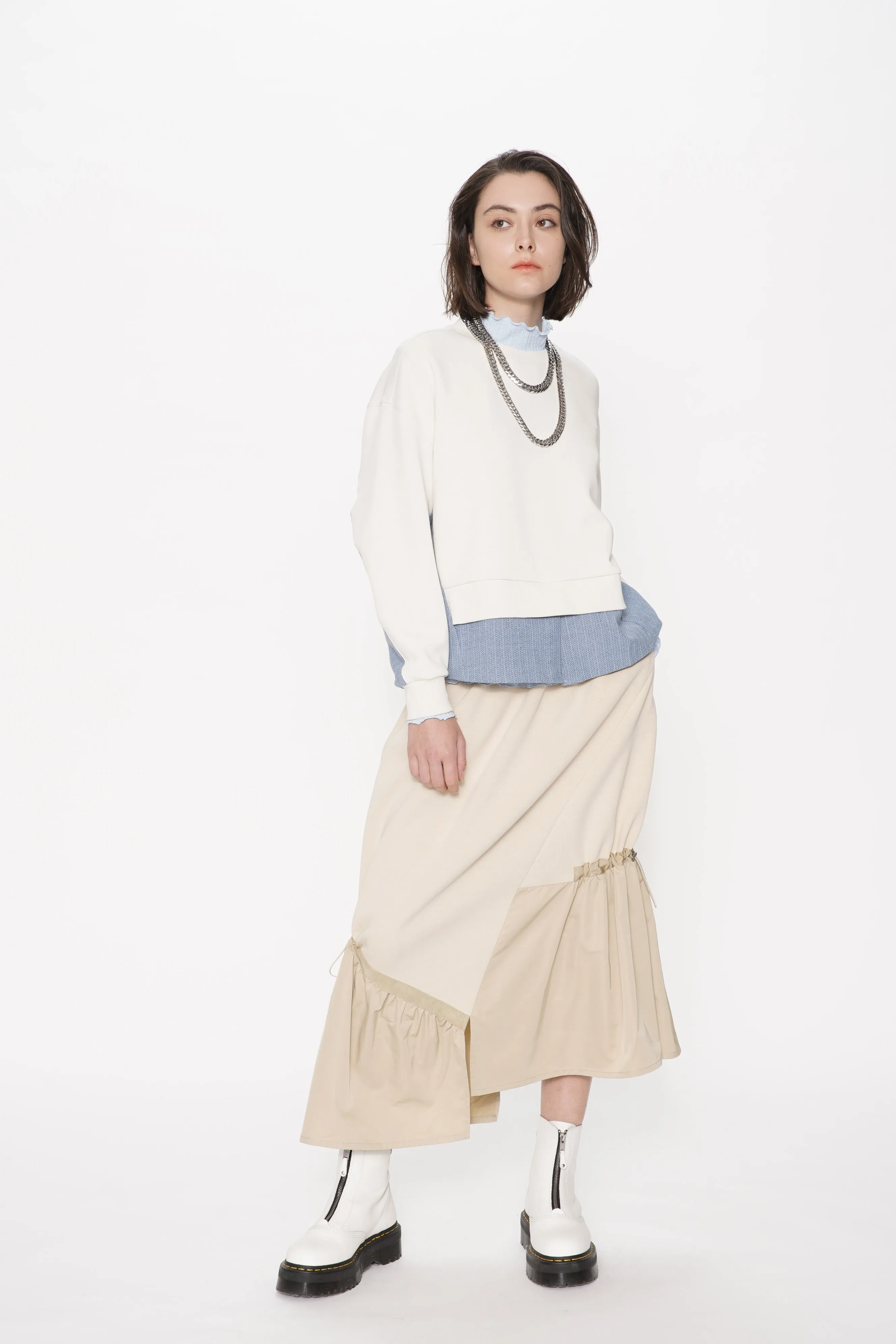 Air Compact Mix Denim 2 In 1 Sweatshirt