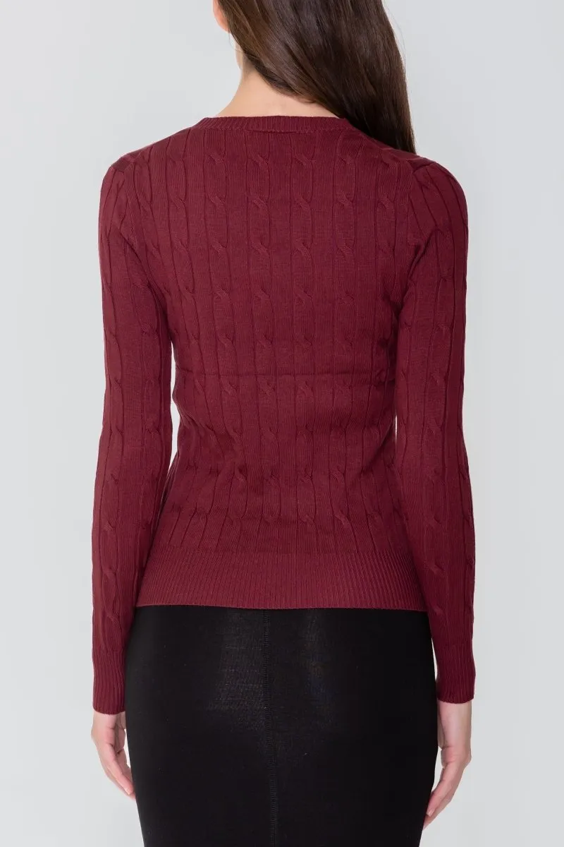 ARA TOP (BURGUNDY)