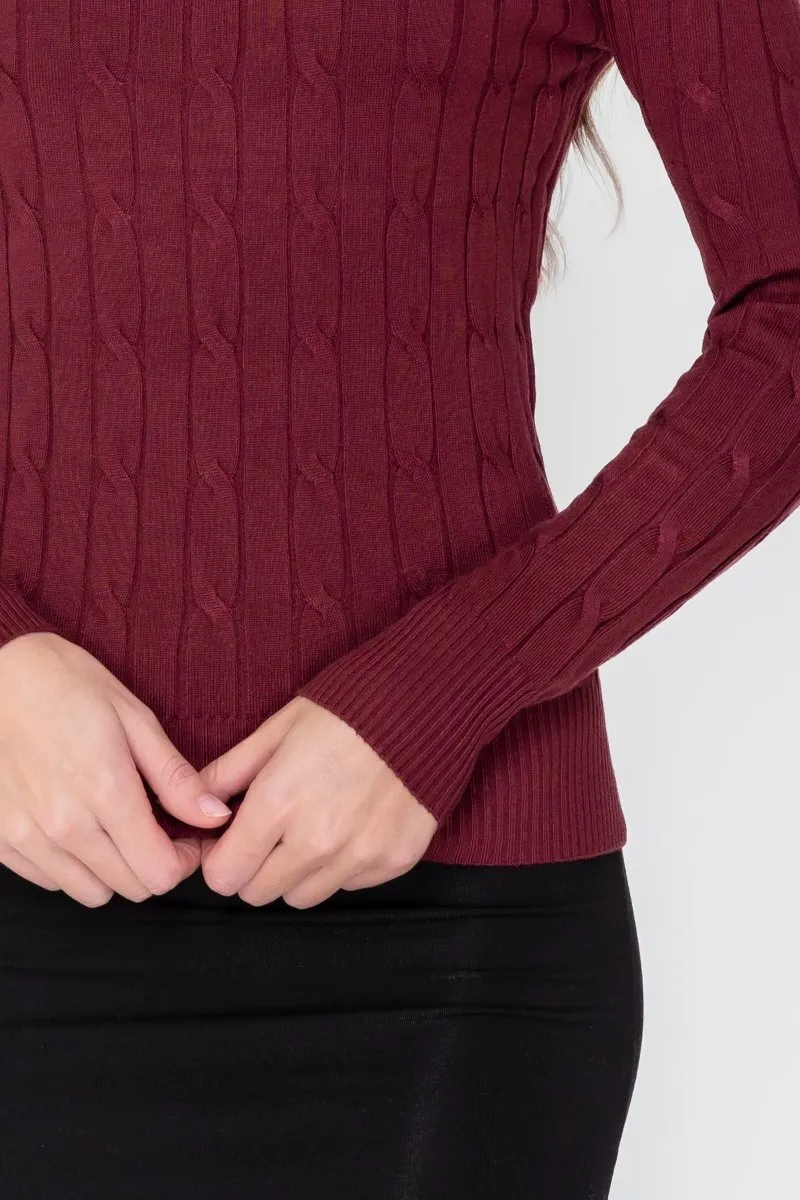 ARA TOP (BURGUNDY)
