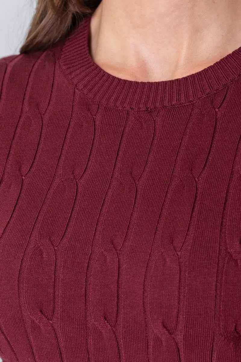 ARA TOP (BURGUNDY)