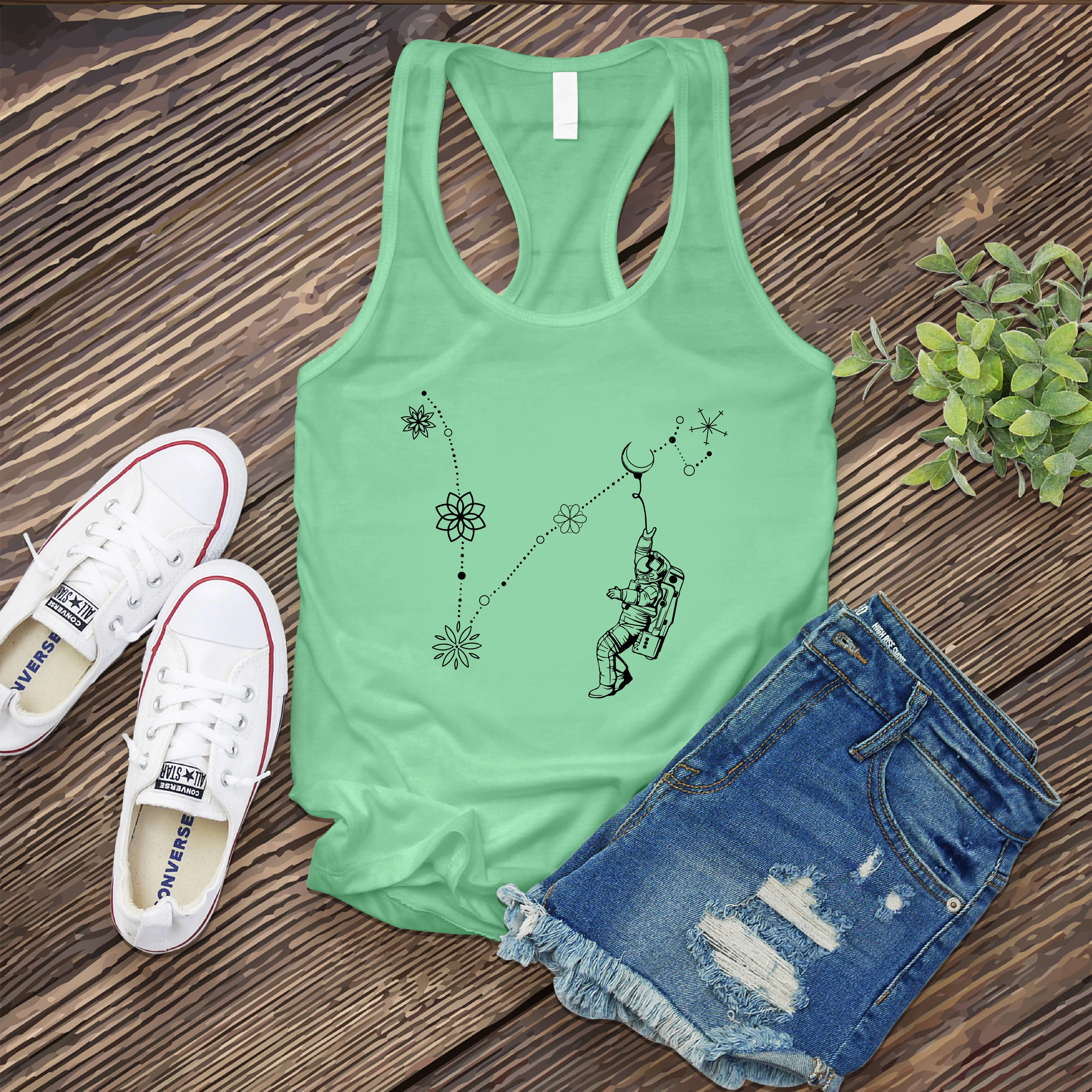 Astronaut Pisces Women's Tank Top