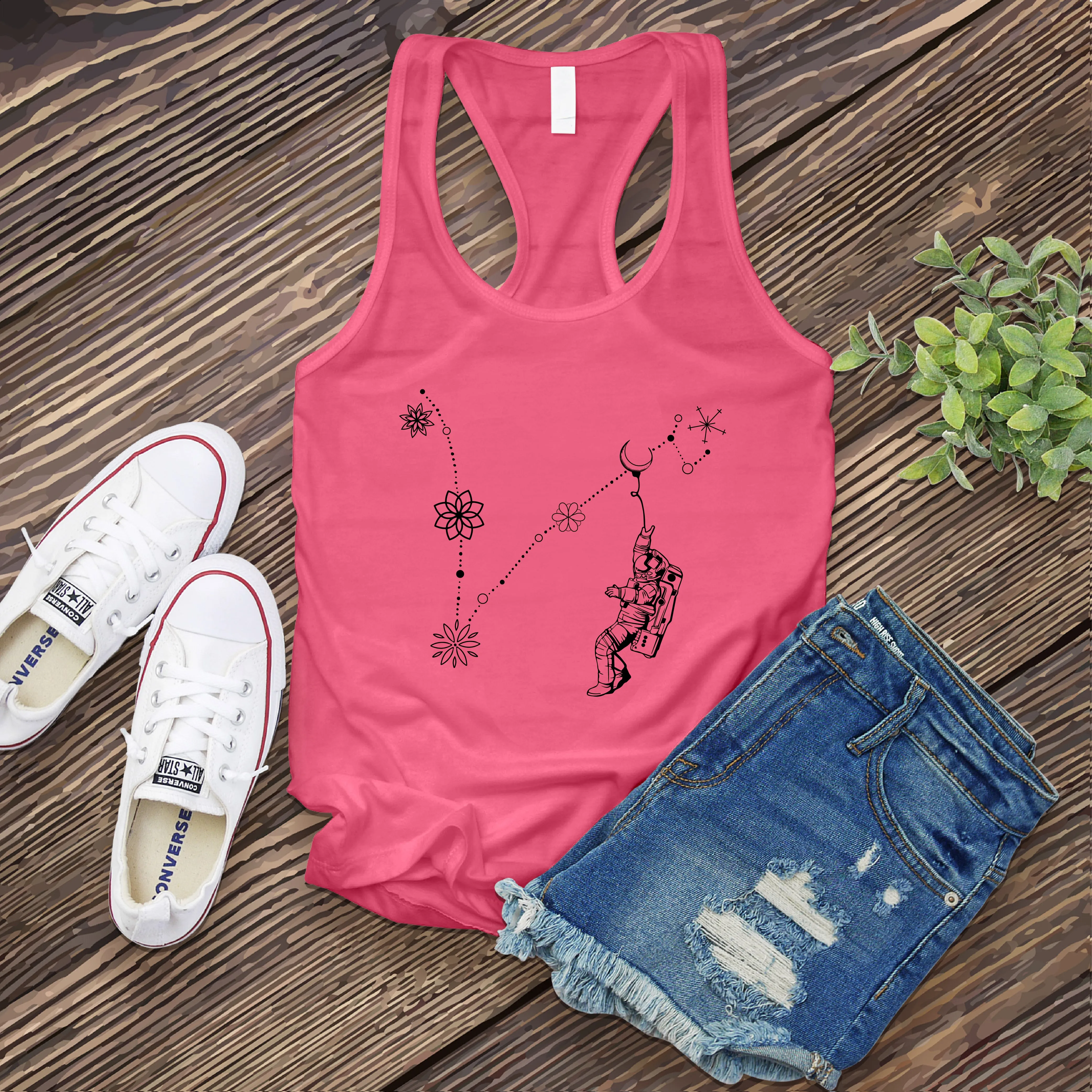 Astronaut Pisces Women's Tank Top