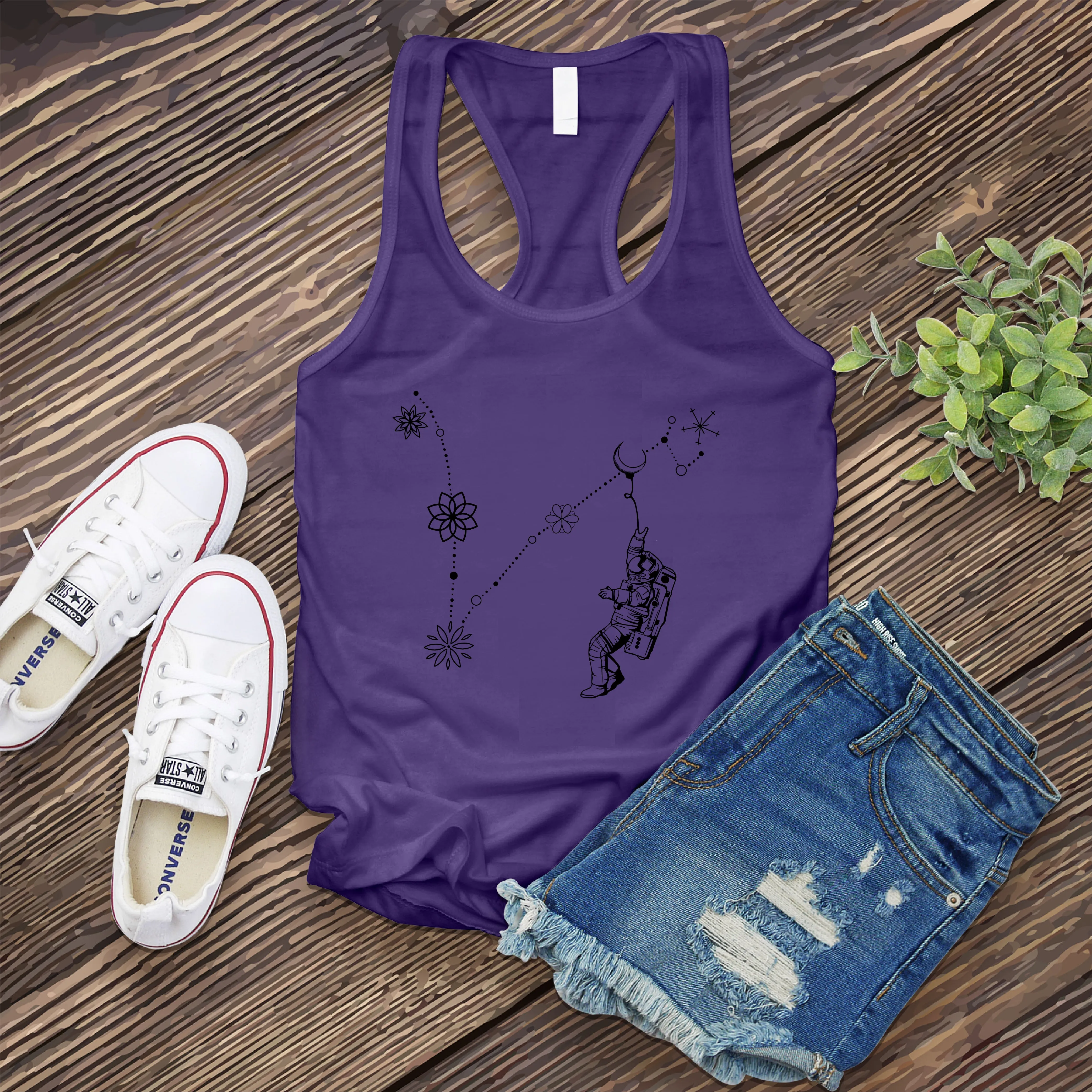 Astronaut Pisces Women's Tank Top