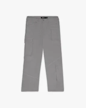 ASYMETRICAL CARGOPANTS DARK GREY