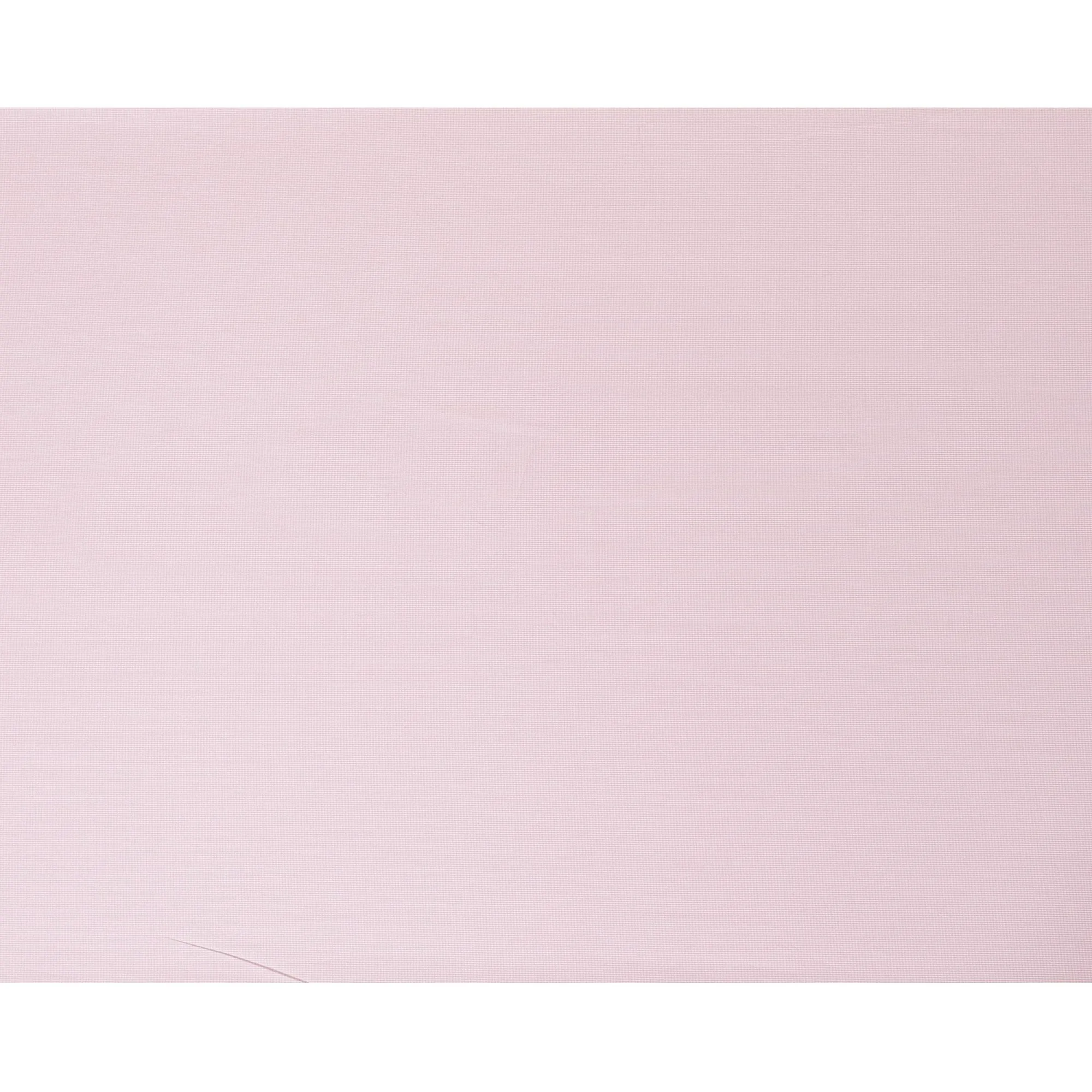 Baby pink Premium pure Italian 100% cotton shirting fabric with white checks design-D16615