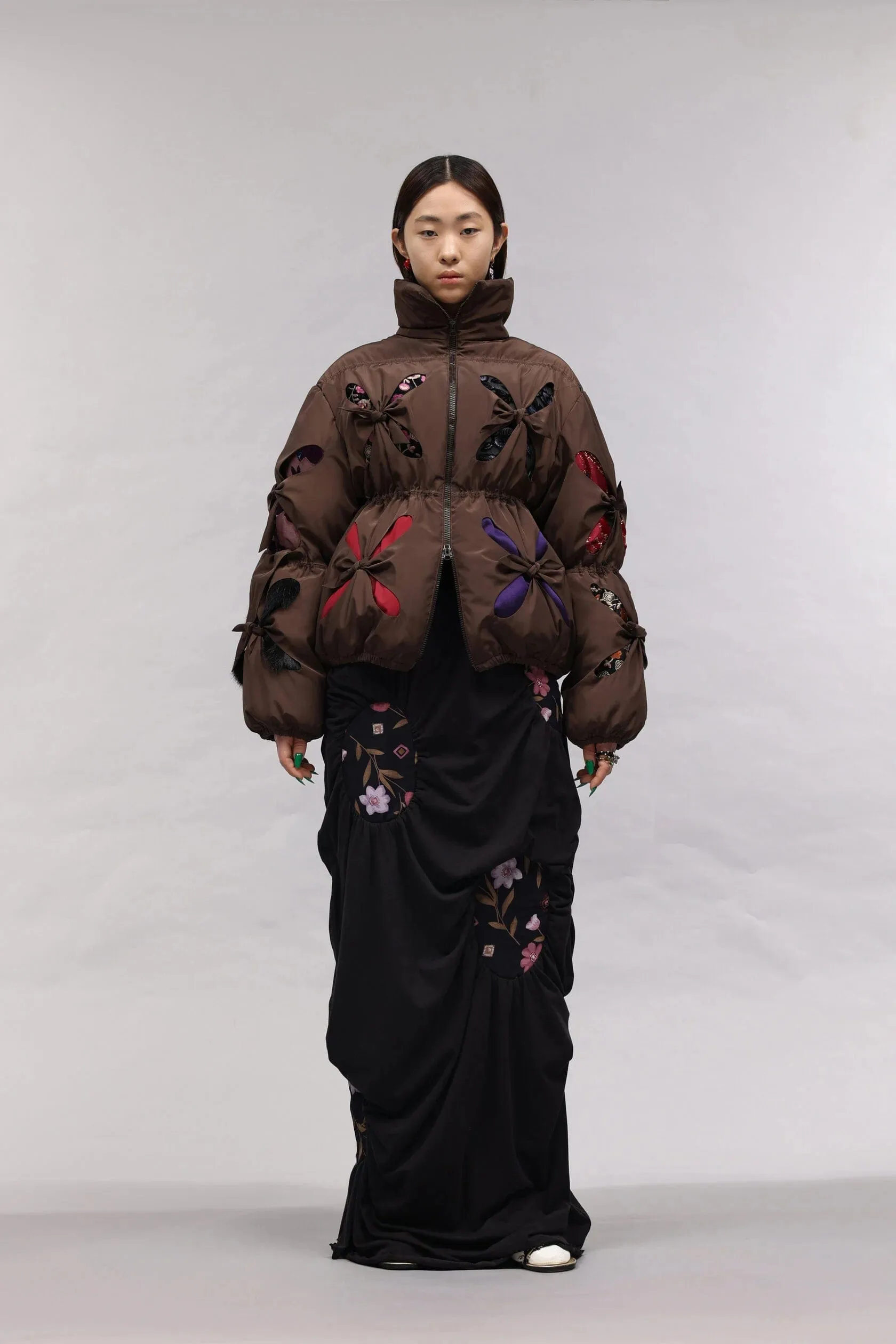 Brown Bale Puffer Coat