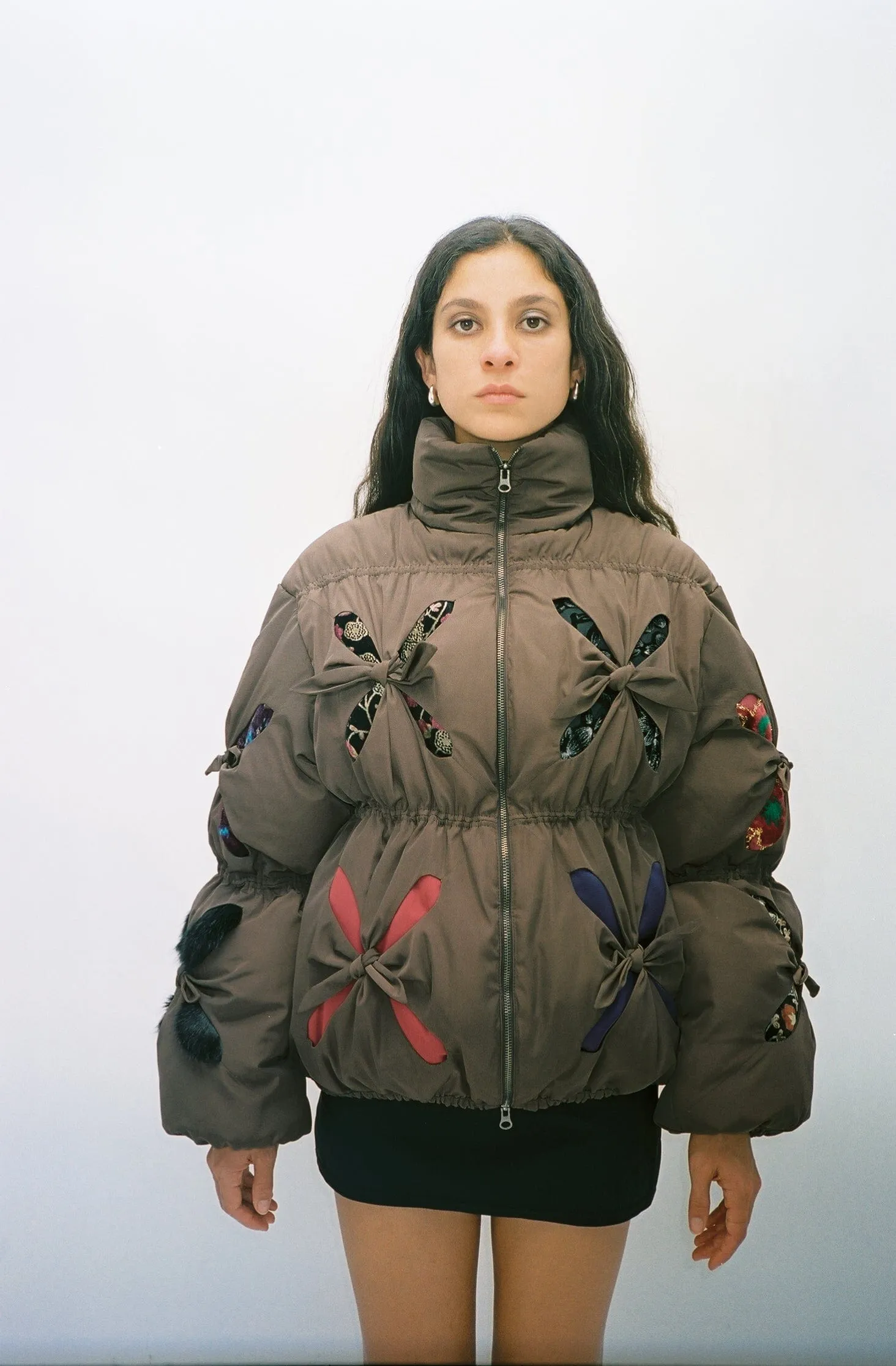 Brown Bale Puffer Coat