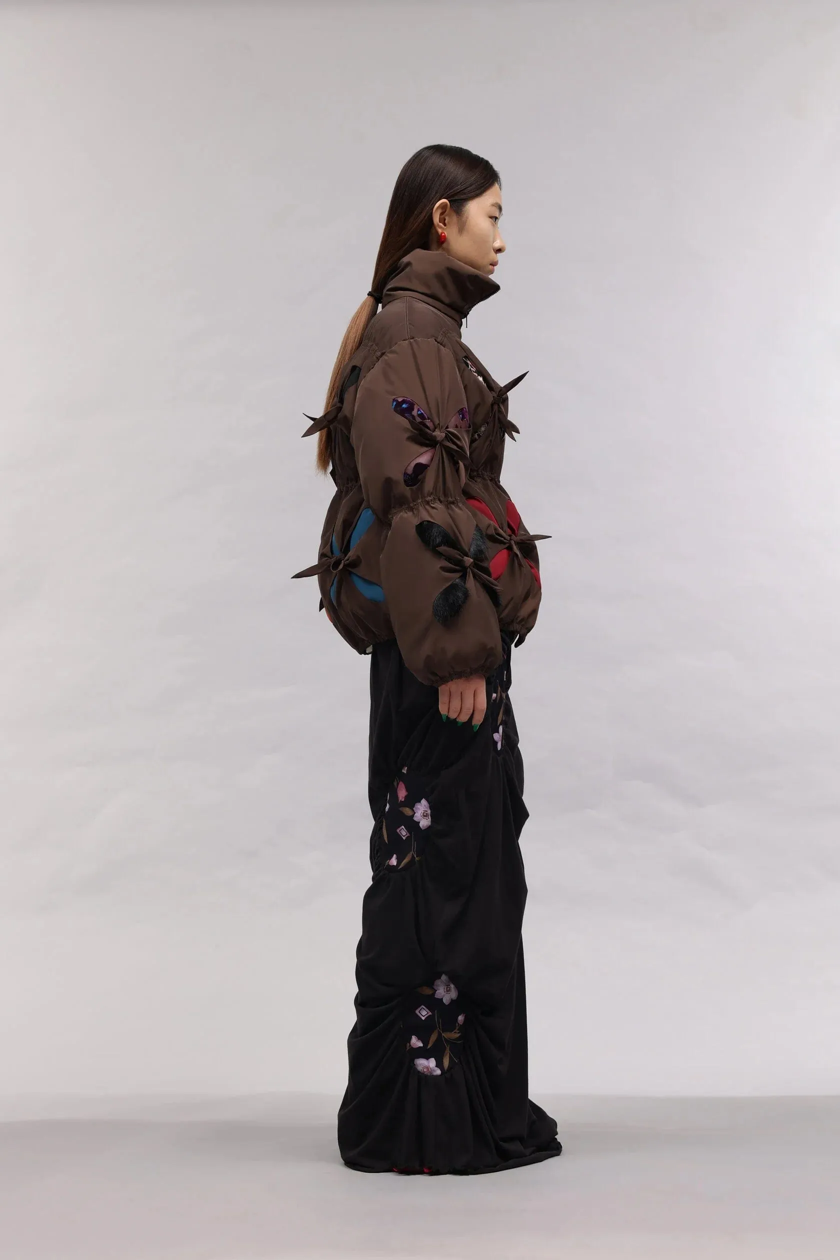 Brown Bale Puffer Coat