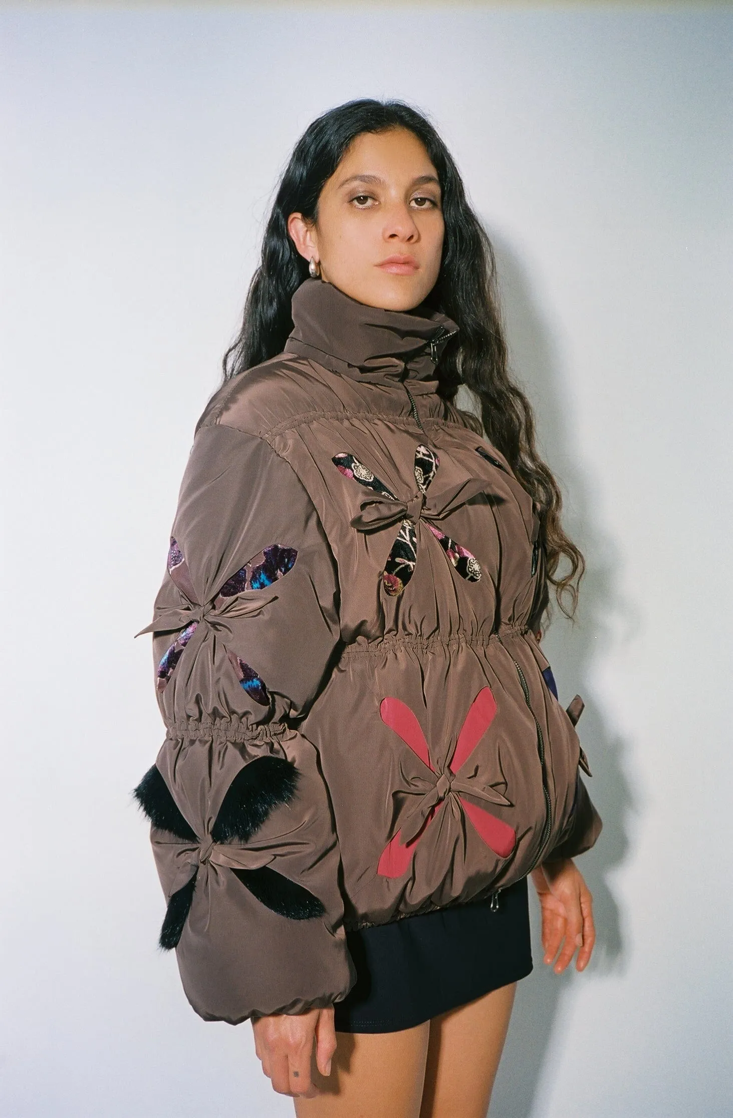 Brown Bale Puffer Coat