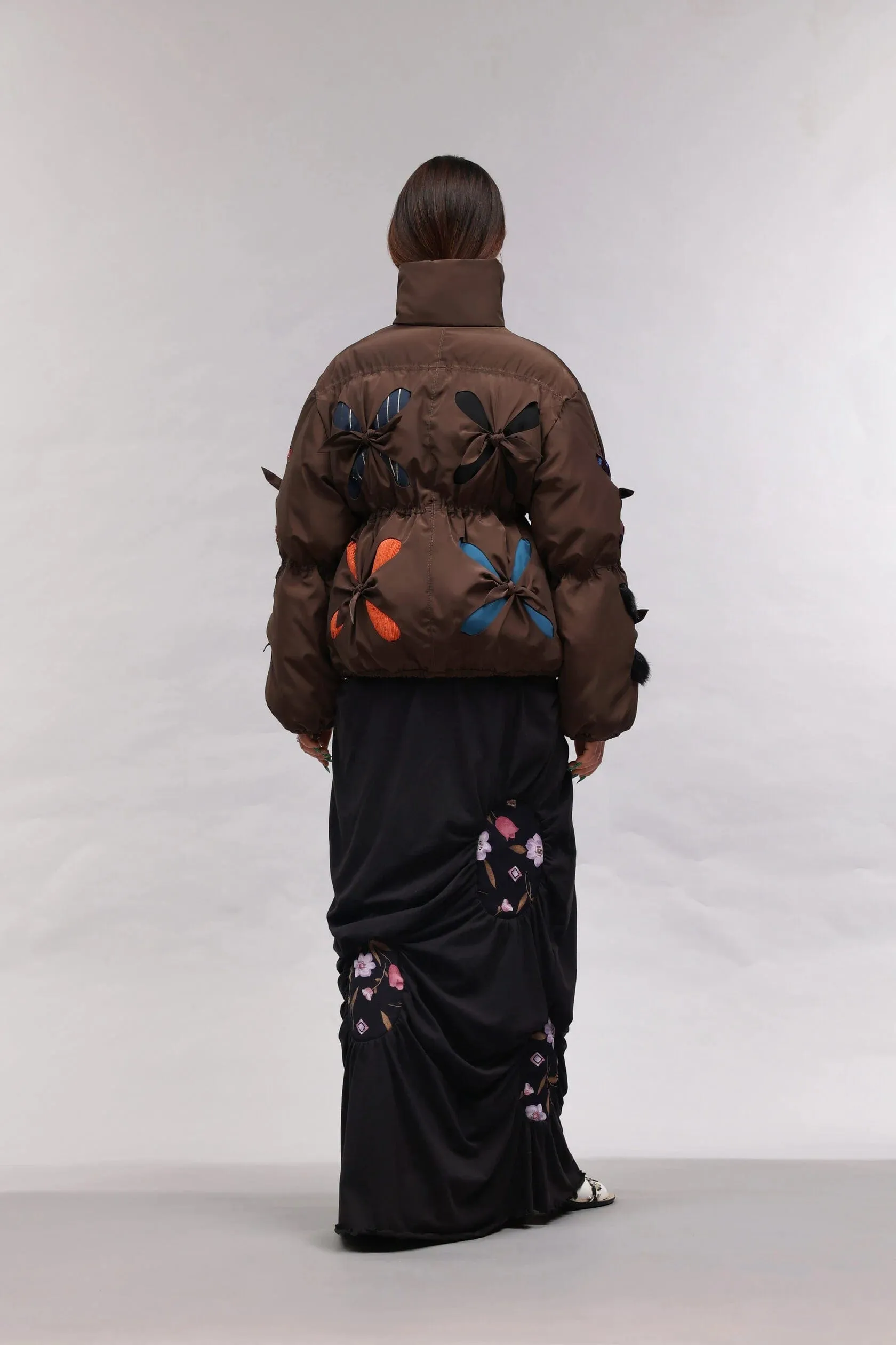 Brown Bale Puffer Coat