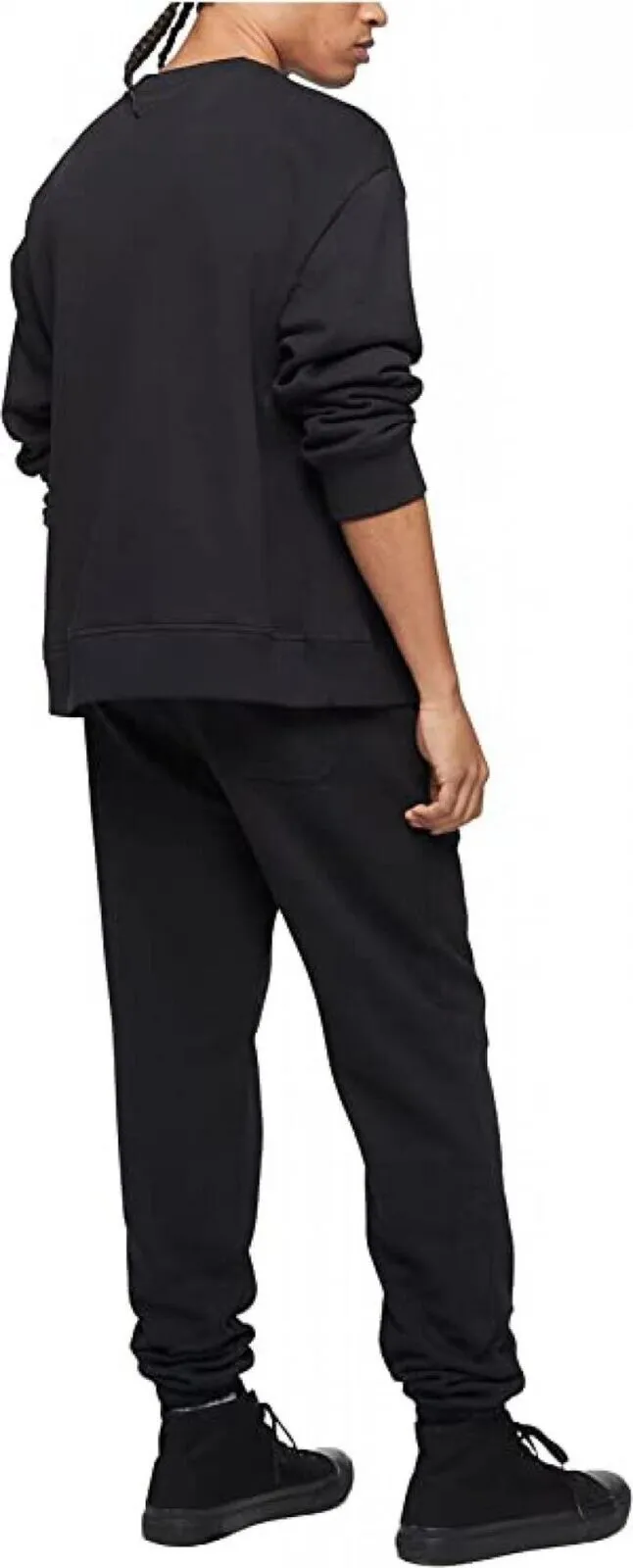 Calvin Klein Men's Archive Logo Fleece Sweatpants Joggers Black L