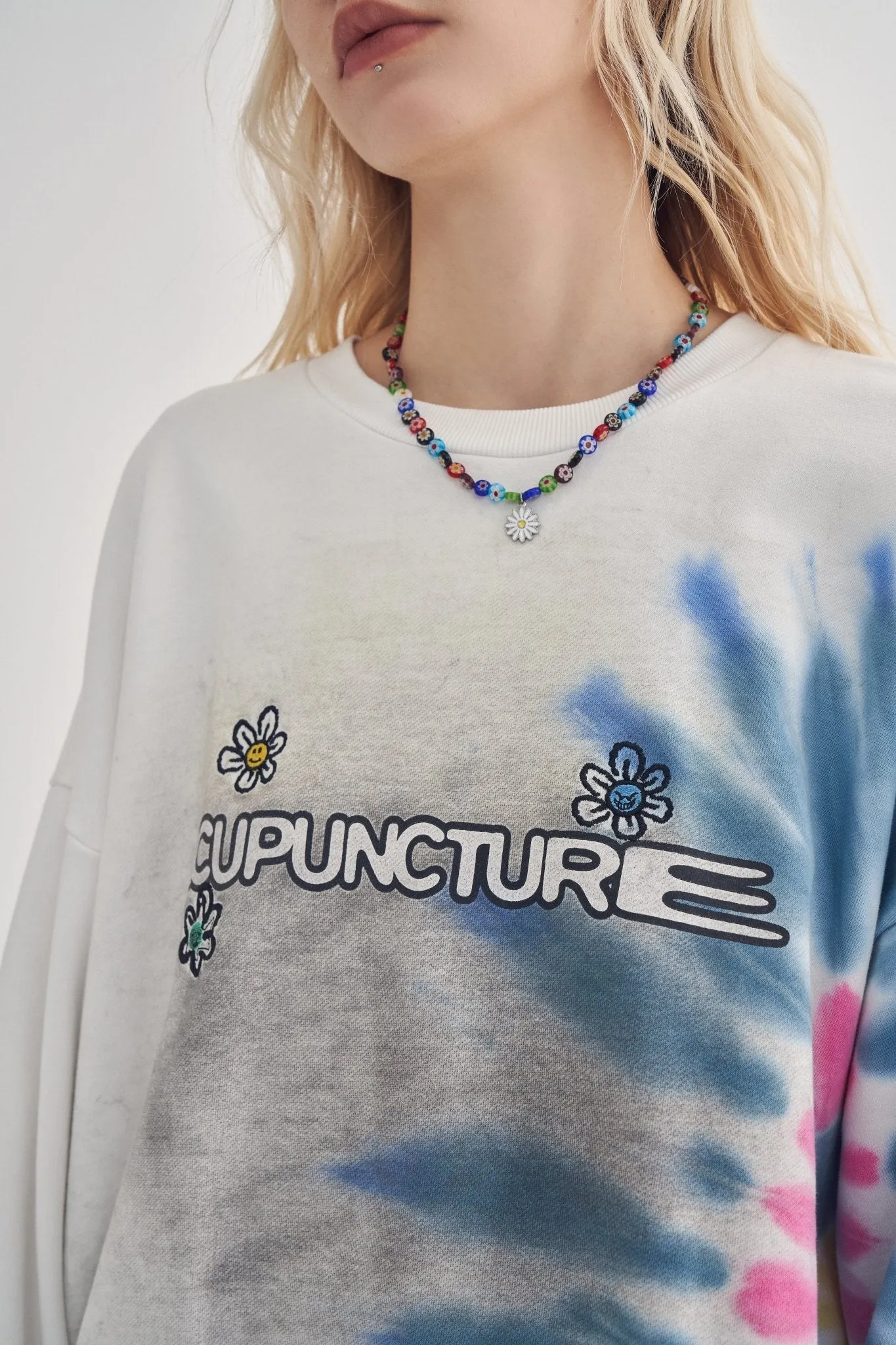 CIRCLE A CREWNECK WHITE