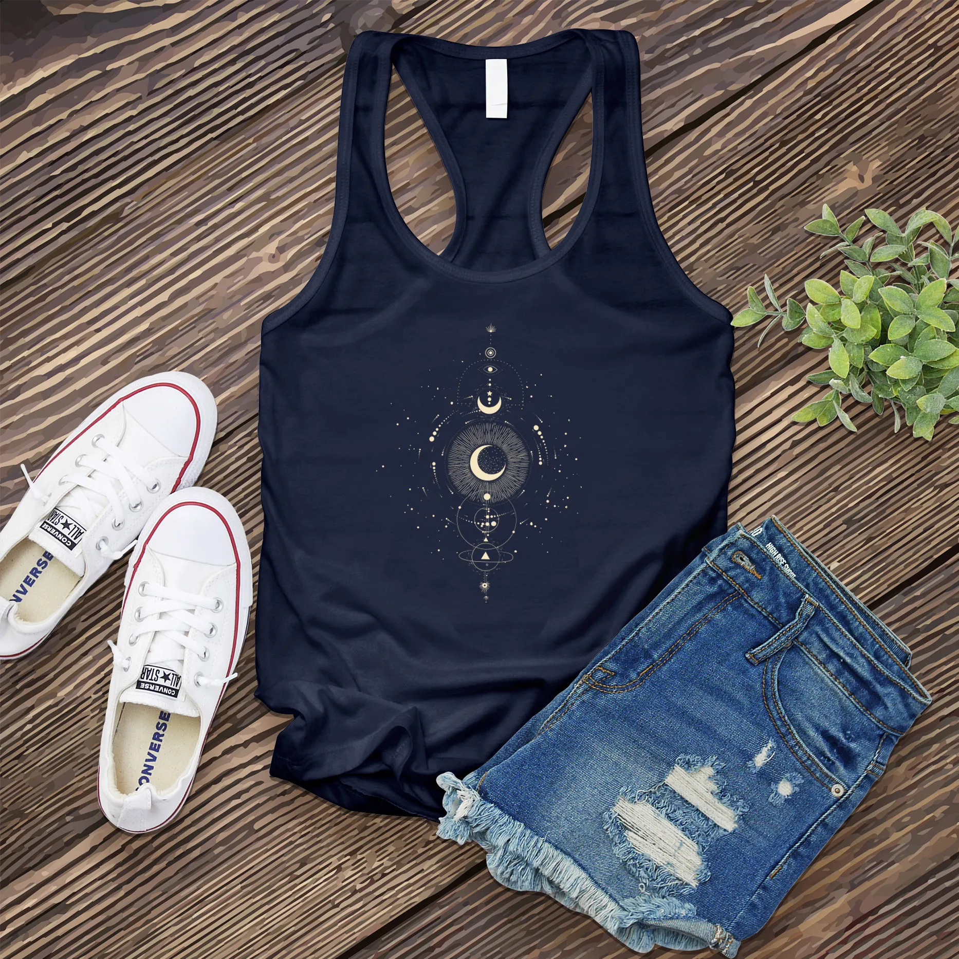 Cosmic Moon Eye Women's Tank Top