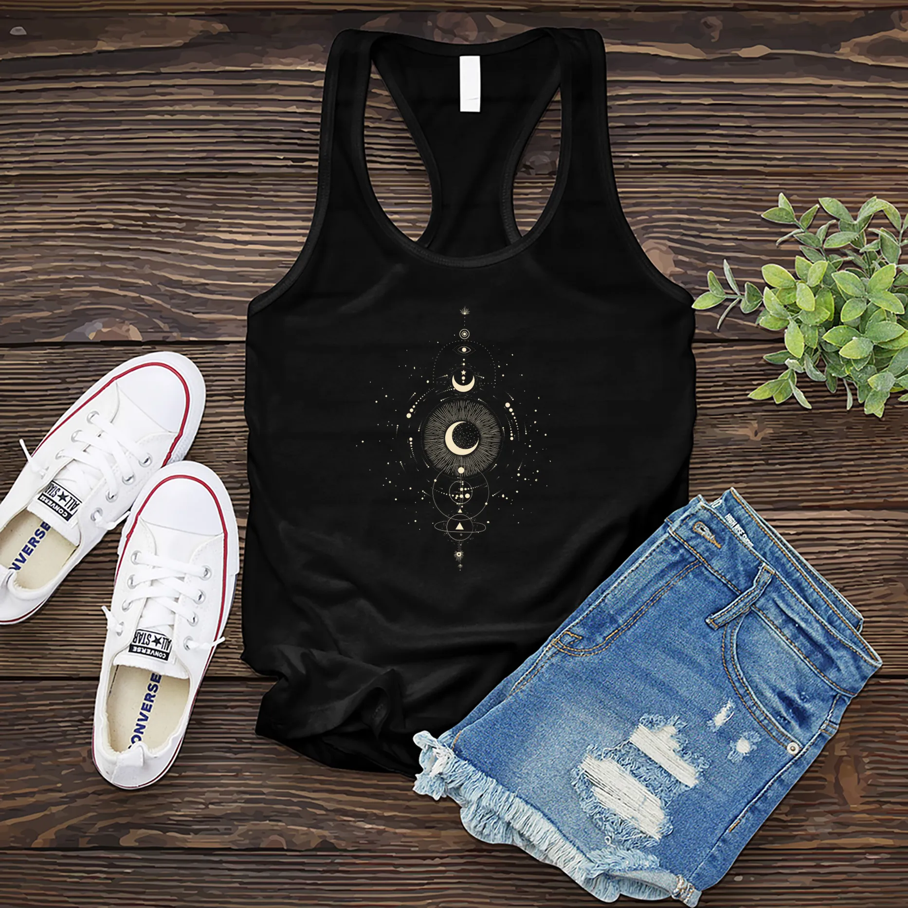 Cosmic Moon Eye Women's Tank Top