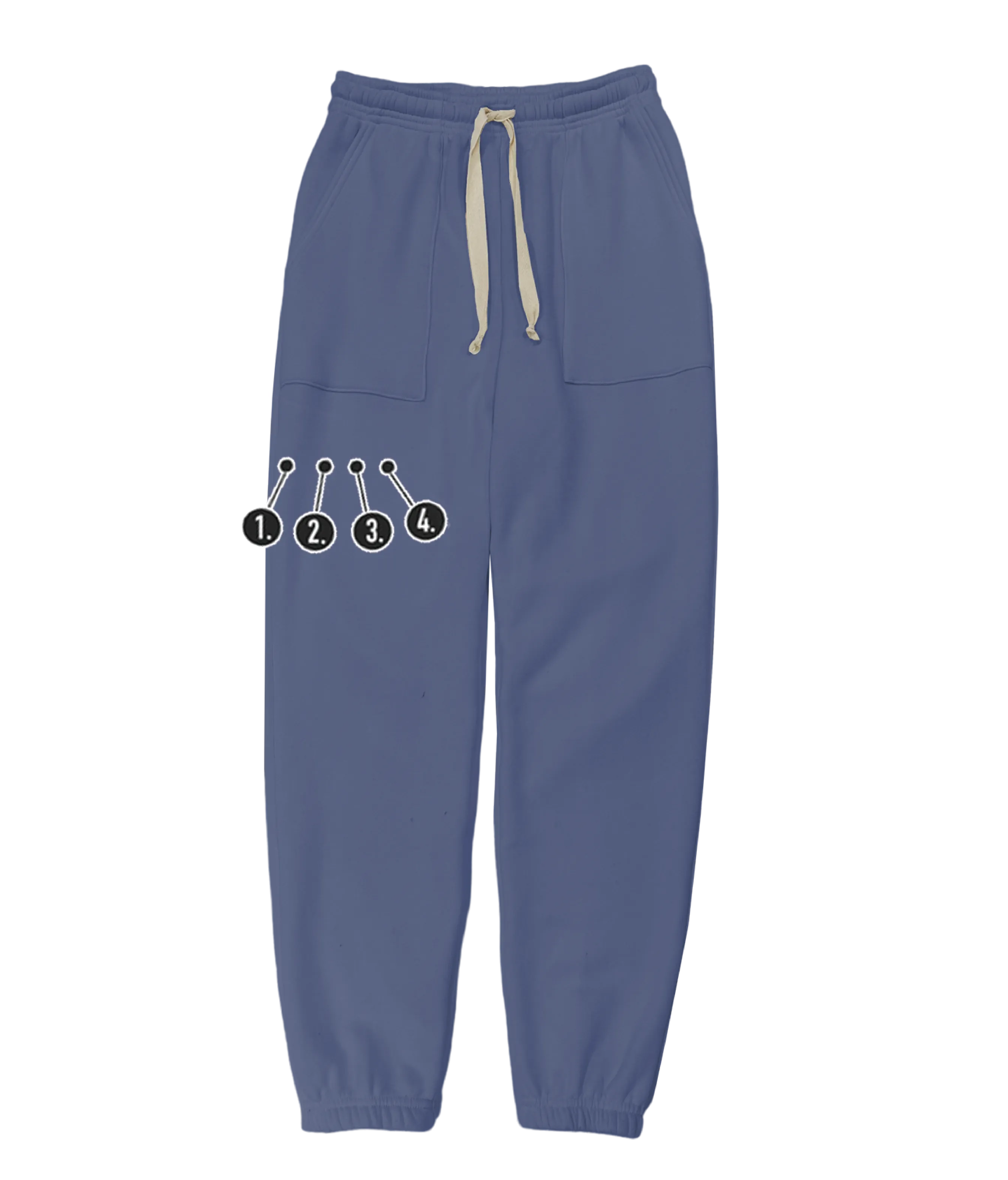 Custom Mini Embroideries Unisex Sweatpants
