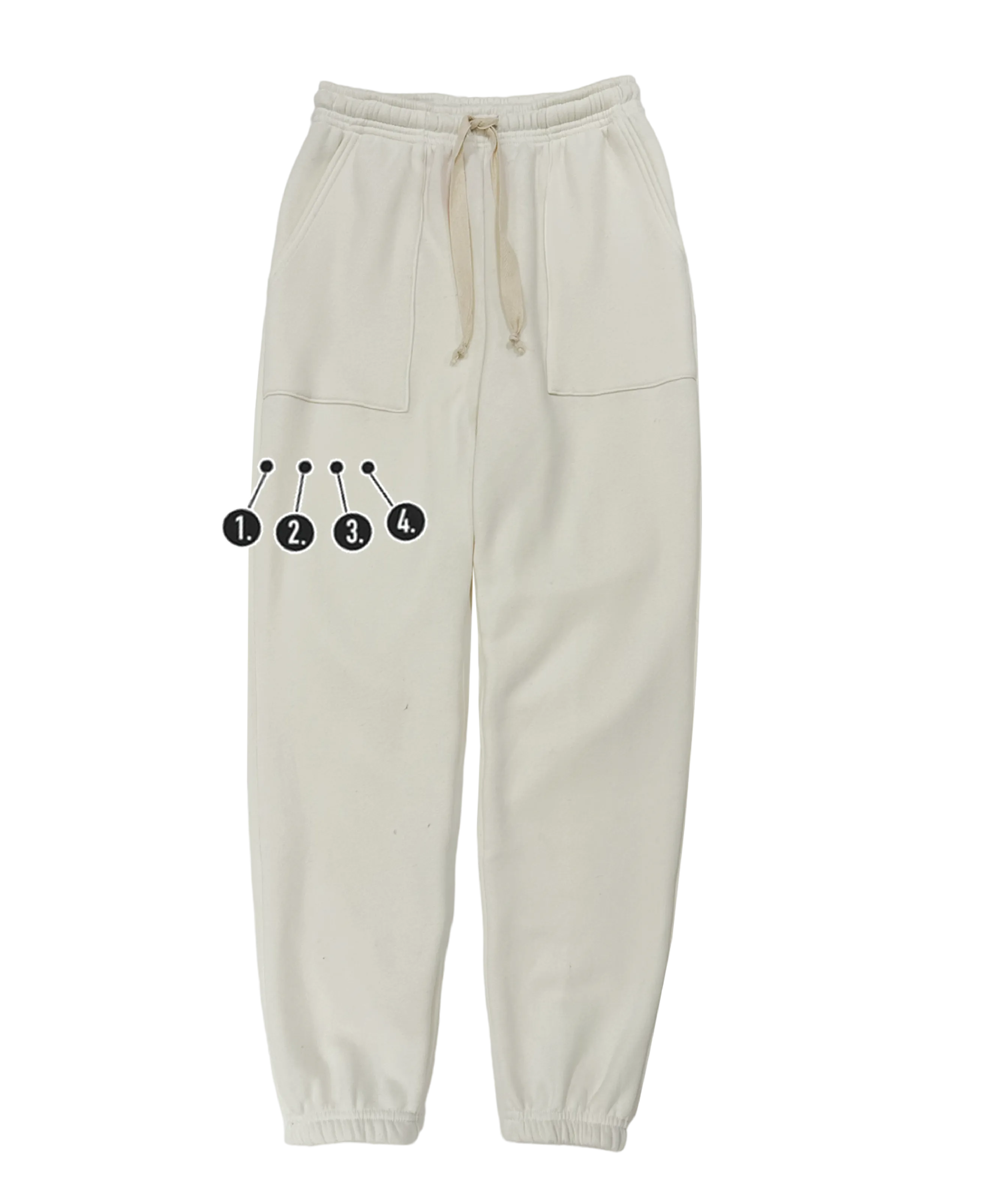 Custom Mini Embroideries Unisex Sweatpants