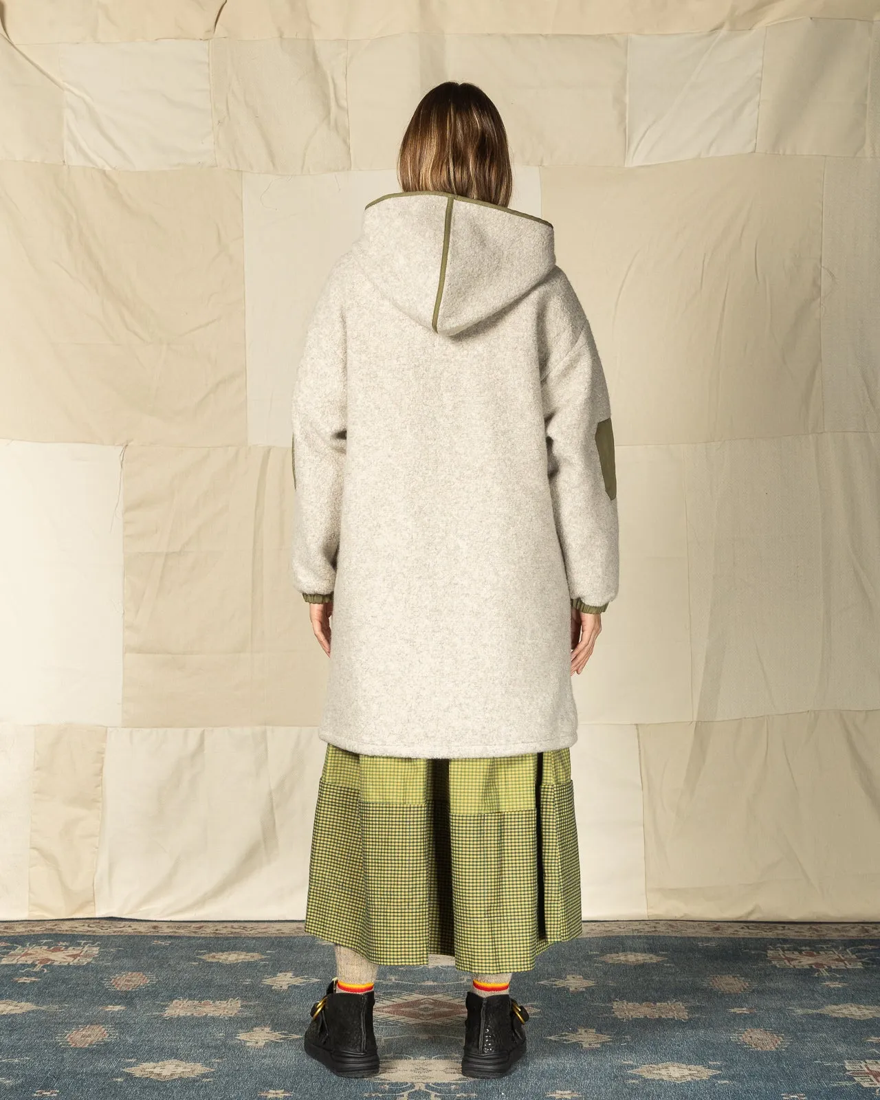 Dipper Coat - Grey/Beige
