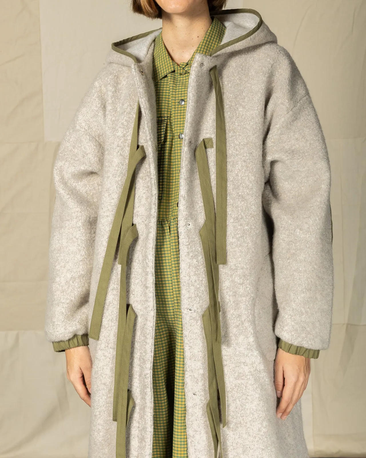 Dipper Coat - Grey/Beige