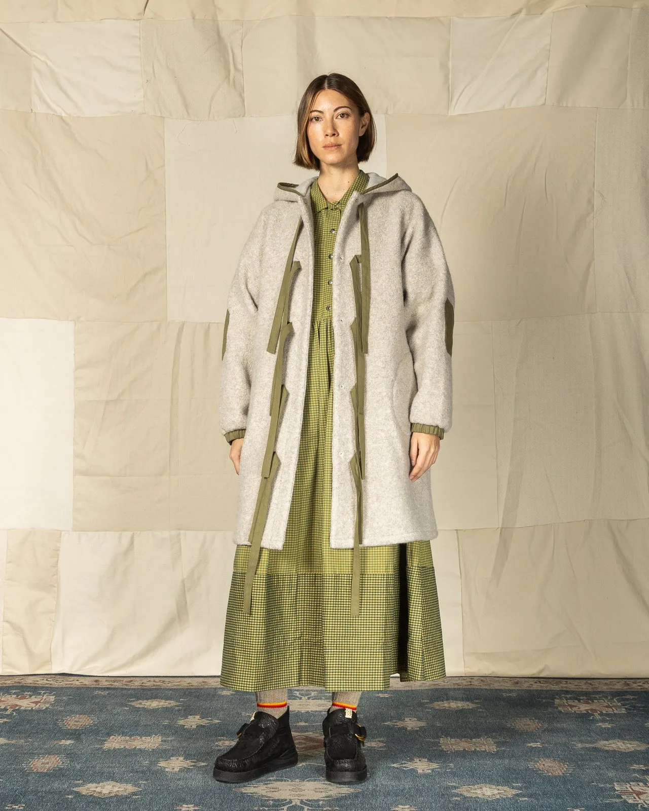 Dipper Coat - Grey/Beige