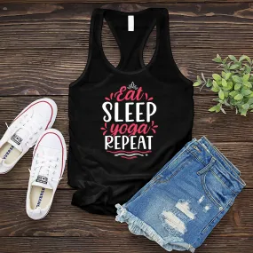 Eat Sleep Yoga Repeat Women's Tank Top