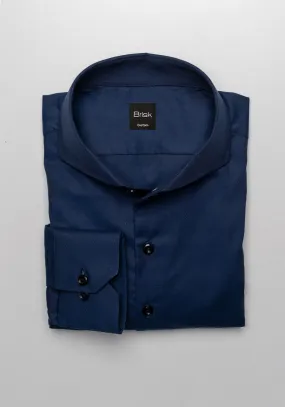 Egyptian Mid Night Blue Diamond Structured Shirt