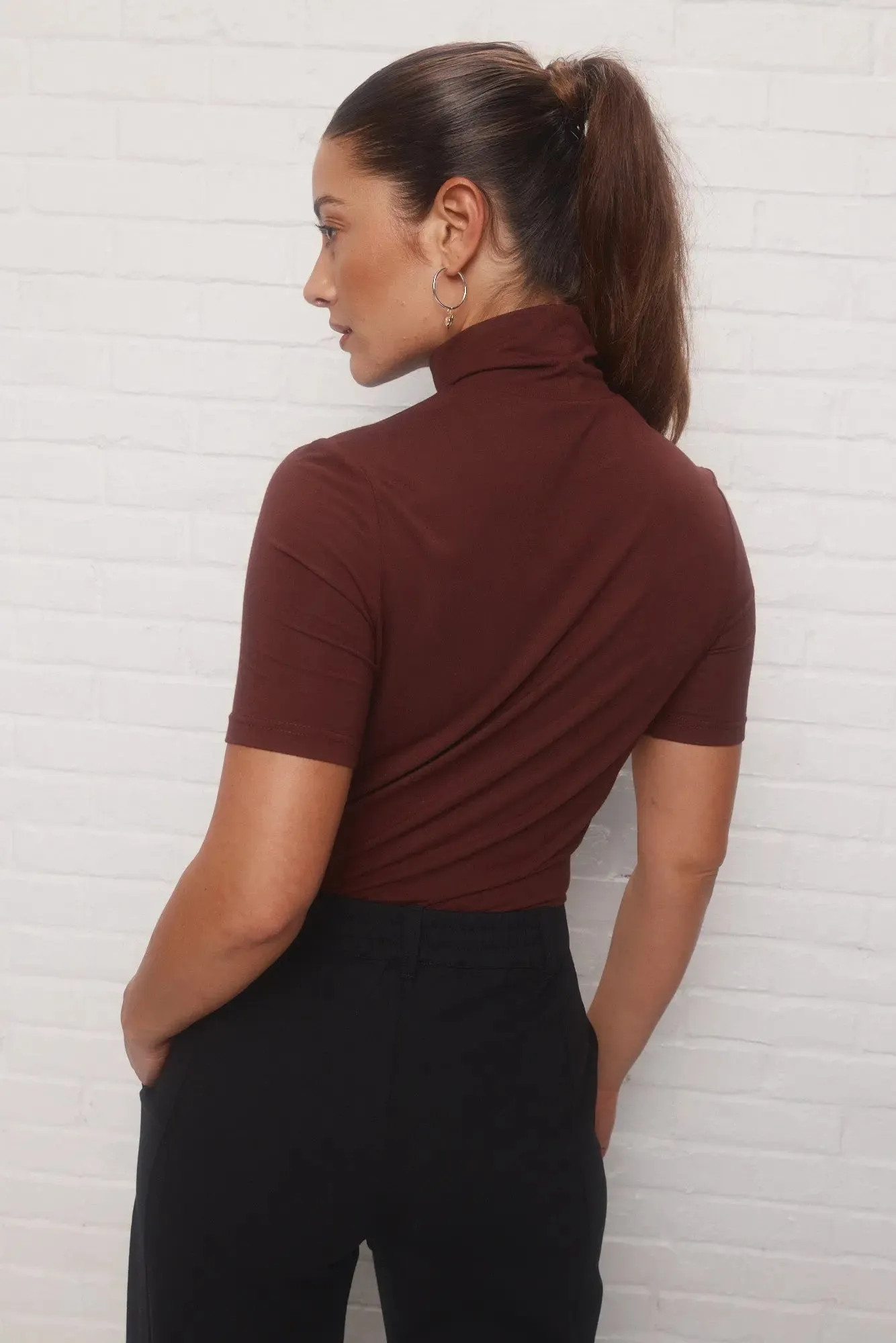 Ellie | T-shirt brun