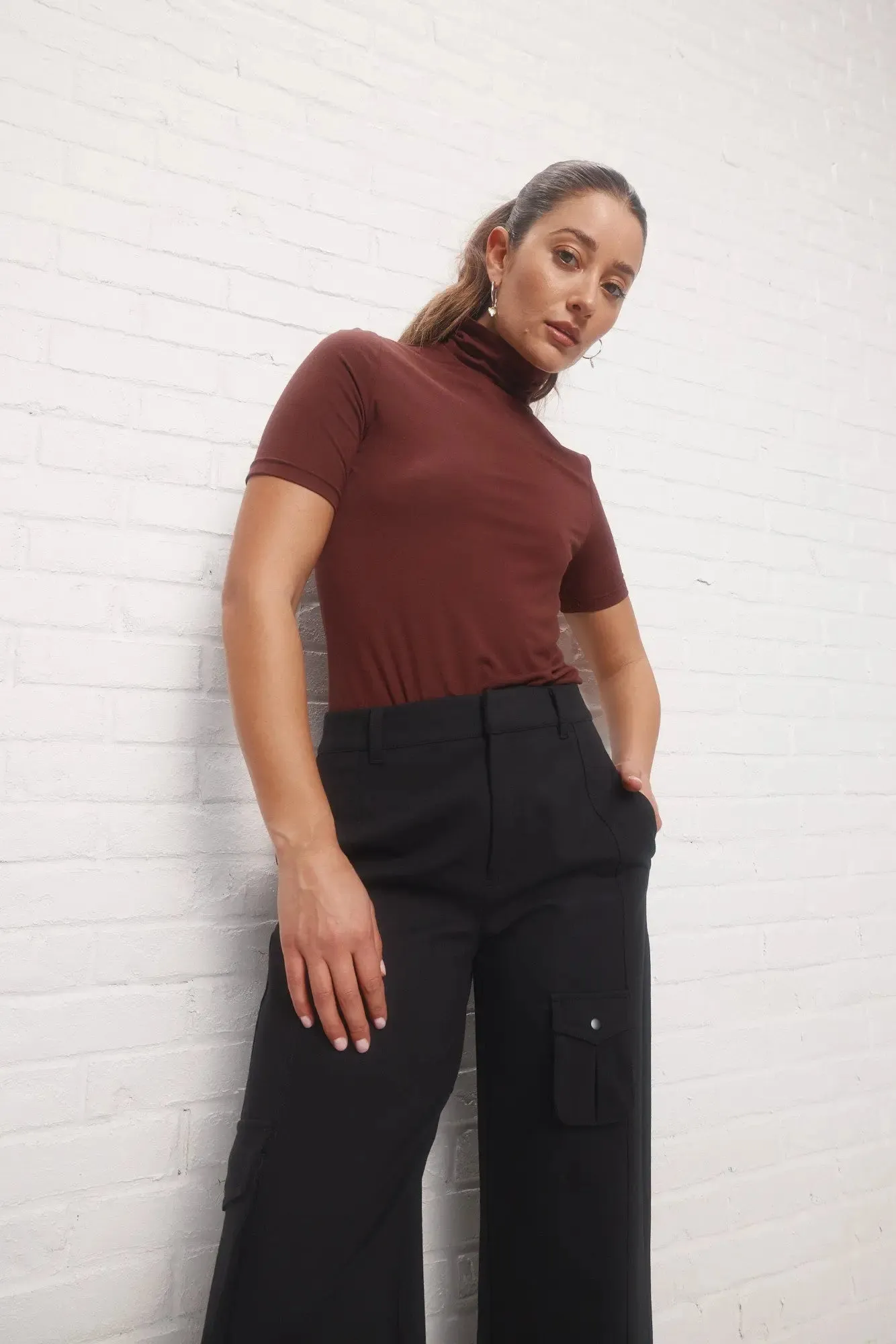 Ellie | T-shirt brun