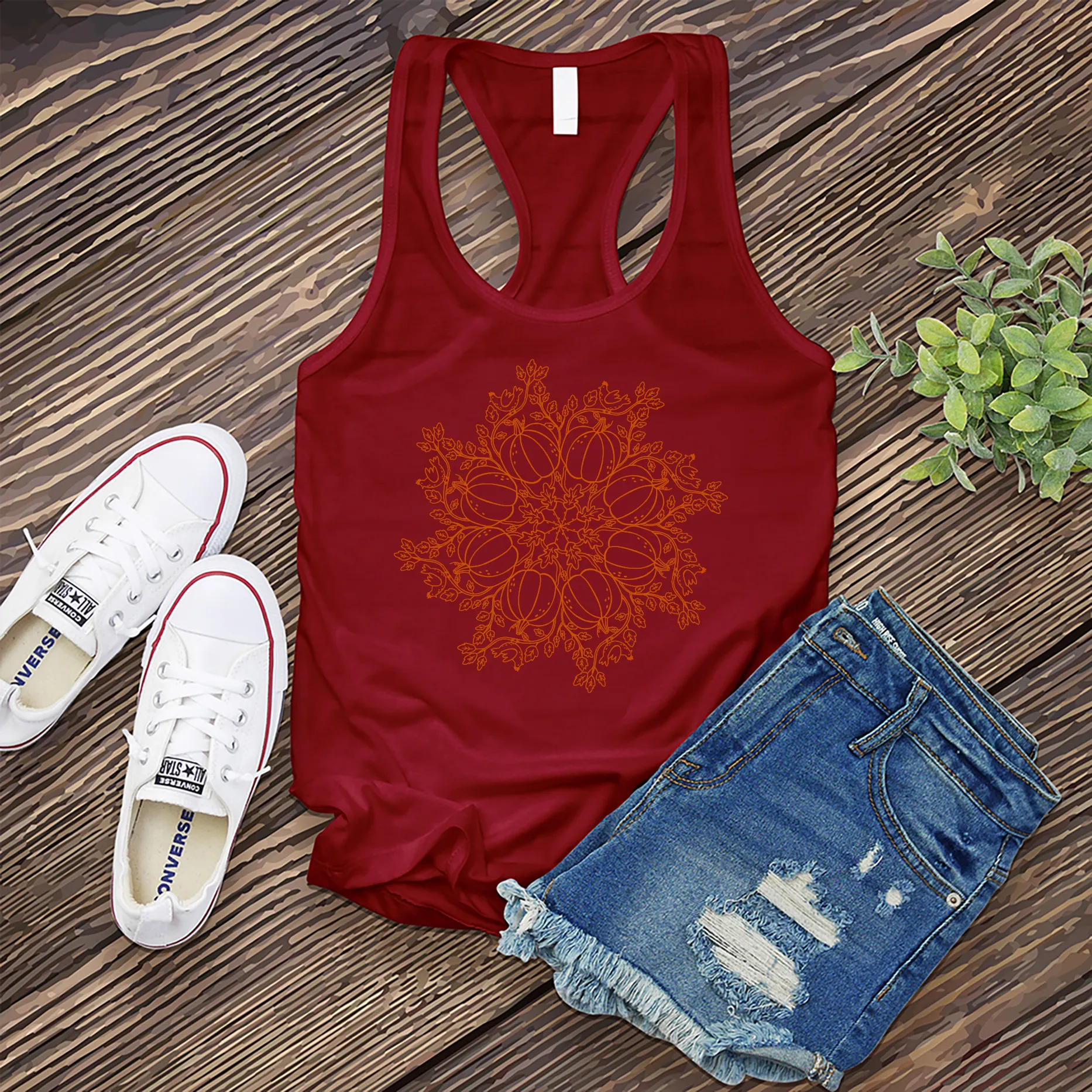 Fall Mandala Women's Tank Top
