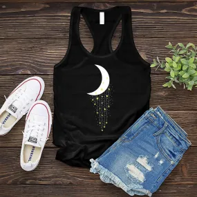 Falling Stars Moon Women's Tank Top