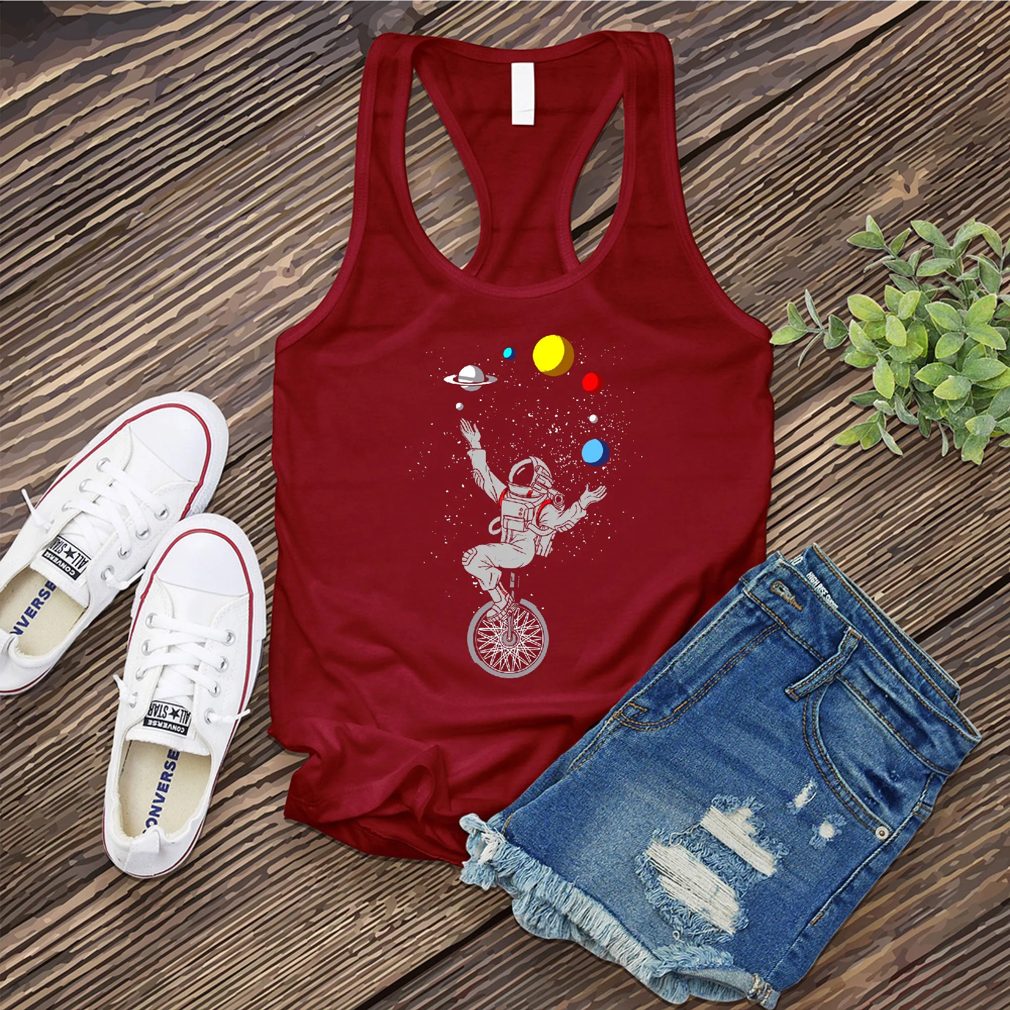 Galactic Juggler Women's Tank Top