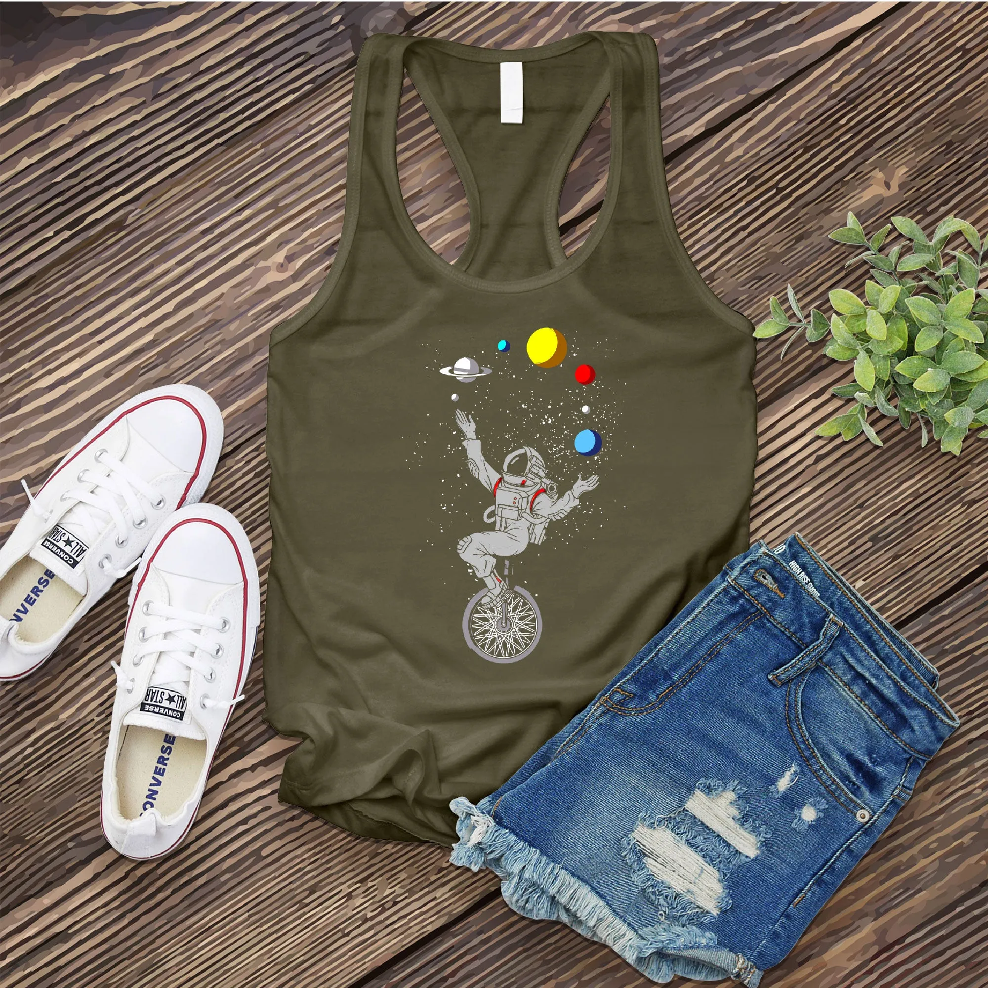 Galactic Juggler Women's Tank Top