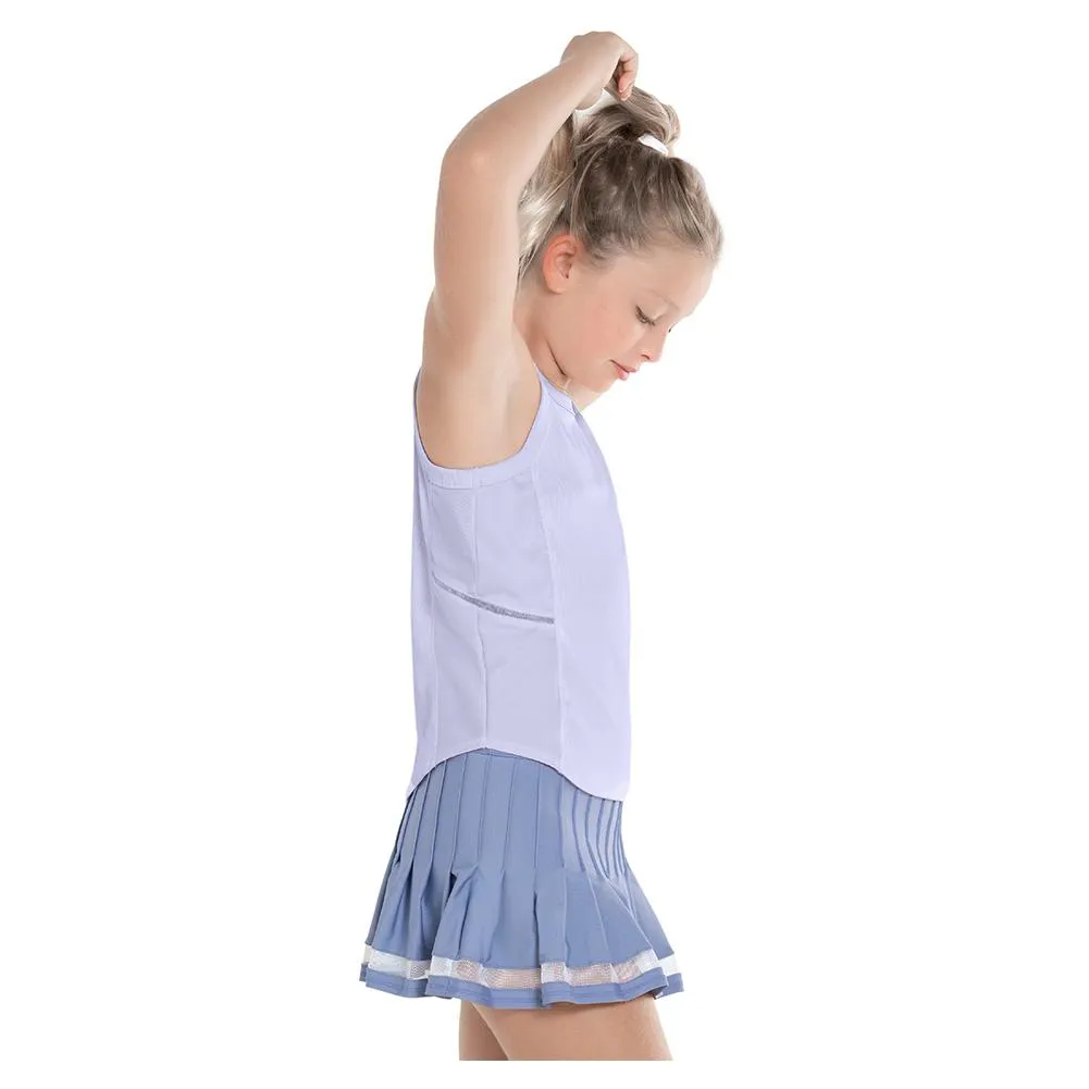 Girl's Free To Fly Rib Tennis Tank