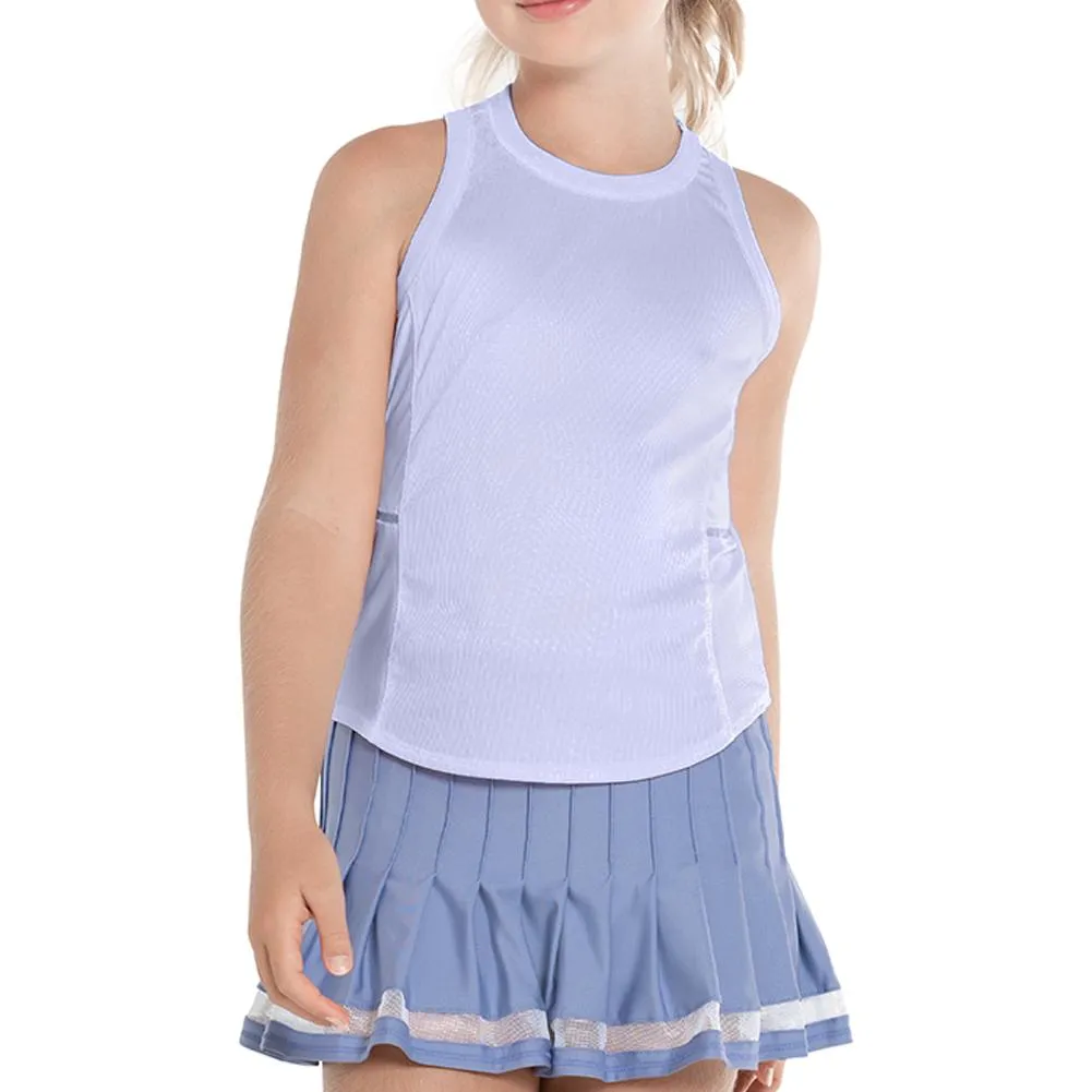 Girl's Free To Fly Rib Tennis Tank