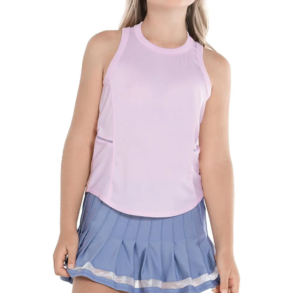 Girl's Free To Fly Rib Tennis Tank