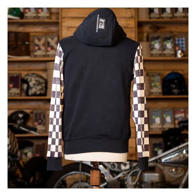 Holy Freedom Caferace Hooded Windstop Sweat Shirt Black