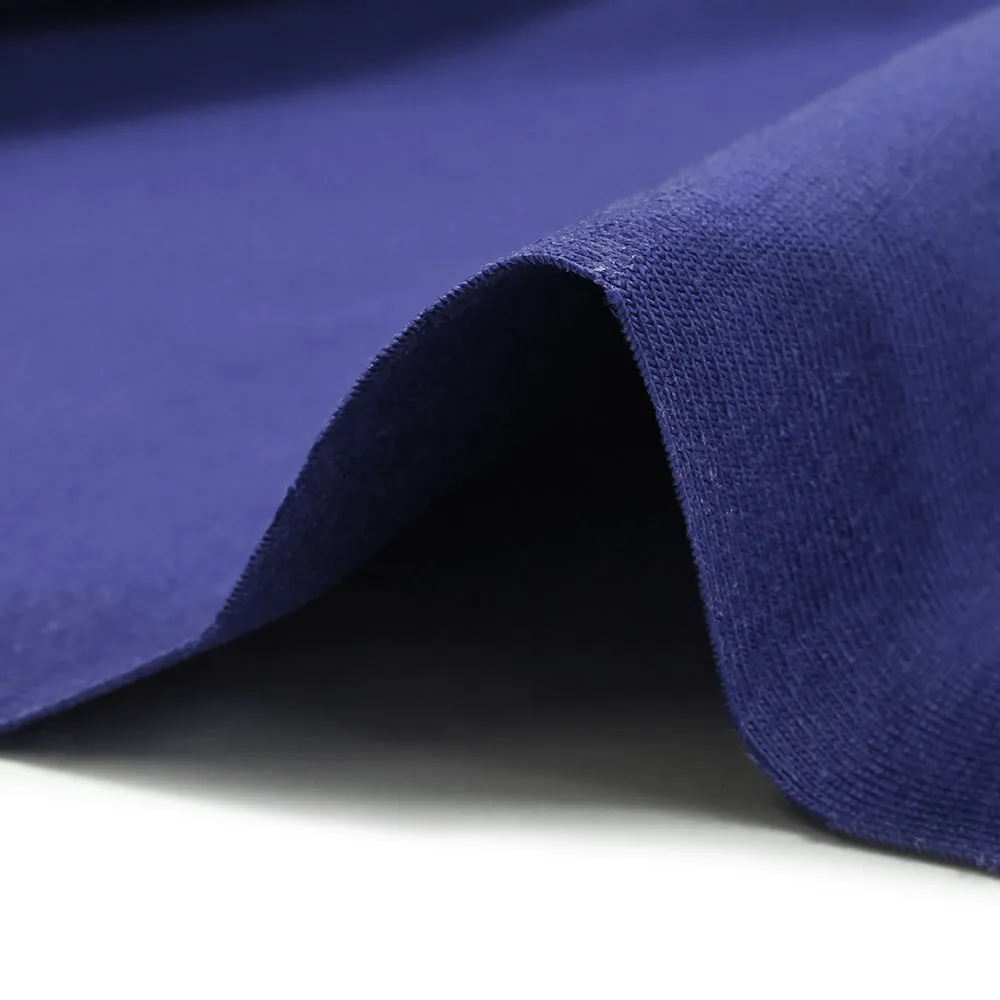 Jersey coton Bio bleu indigo