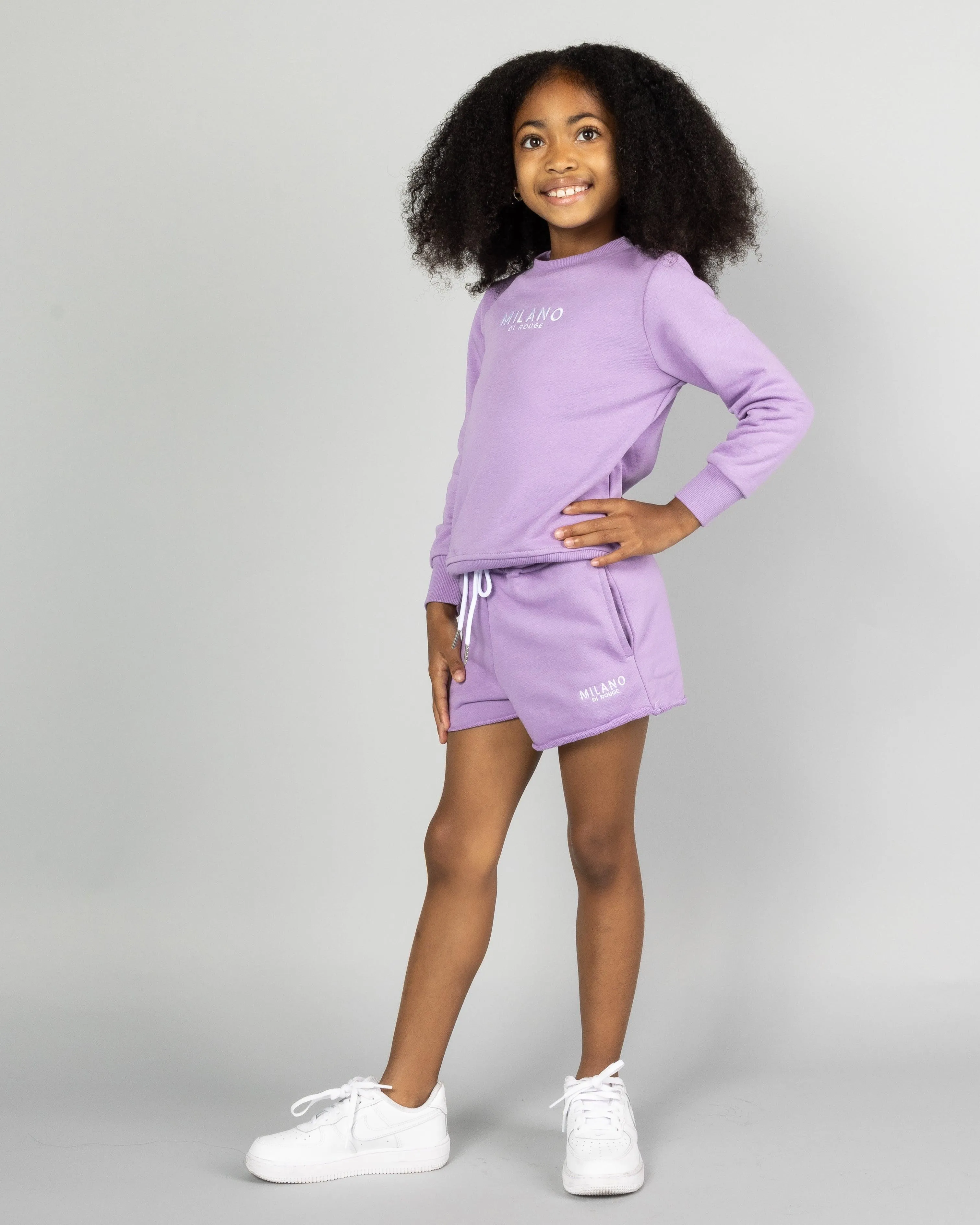 Kids Girl Summer Signature Fleece Shorts (Limited Edition Colors)