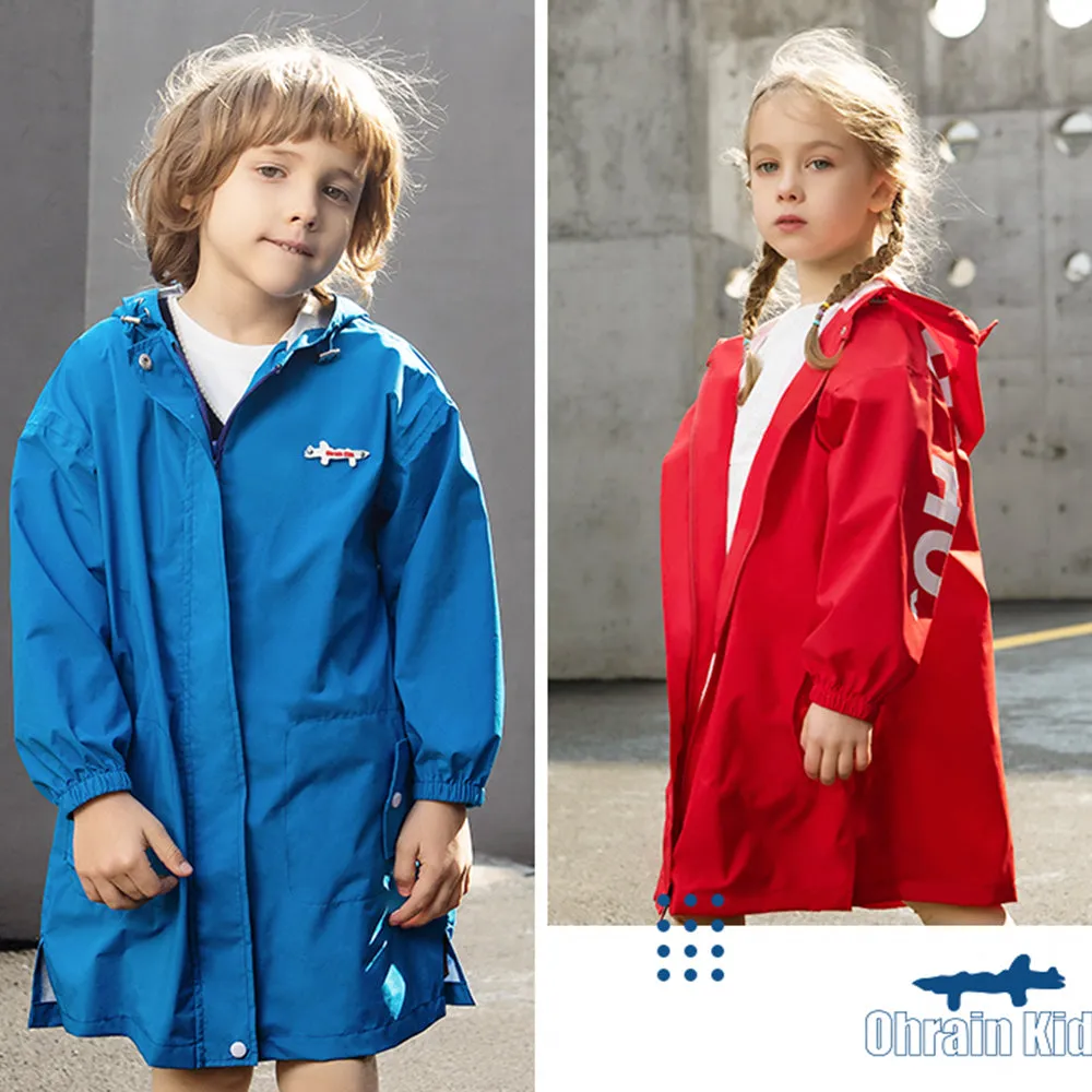 Kid’s Letter-print Raincoat