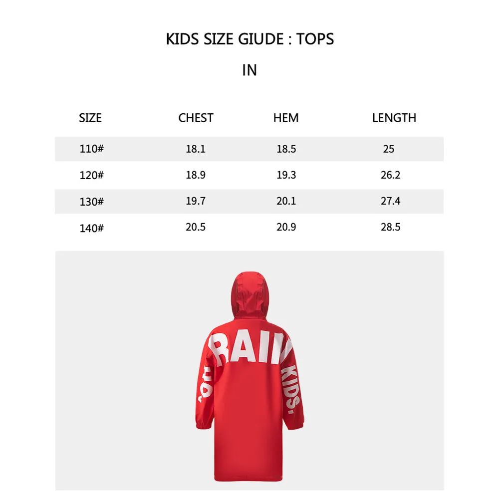 Kid’s Letter-print Raincoat