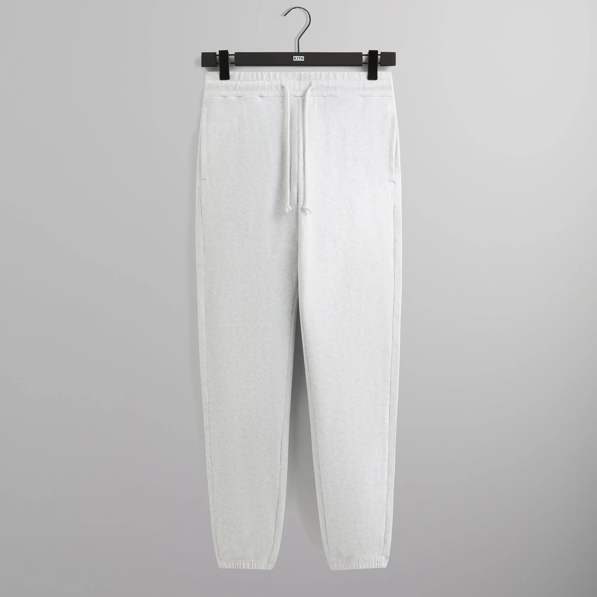 Kith Compact Knit Williams I Sweatpant - Light Heather Grey