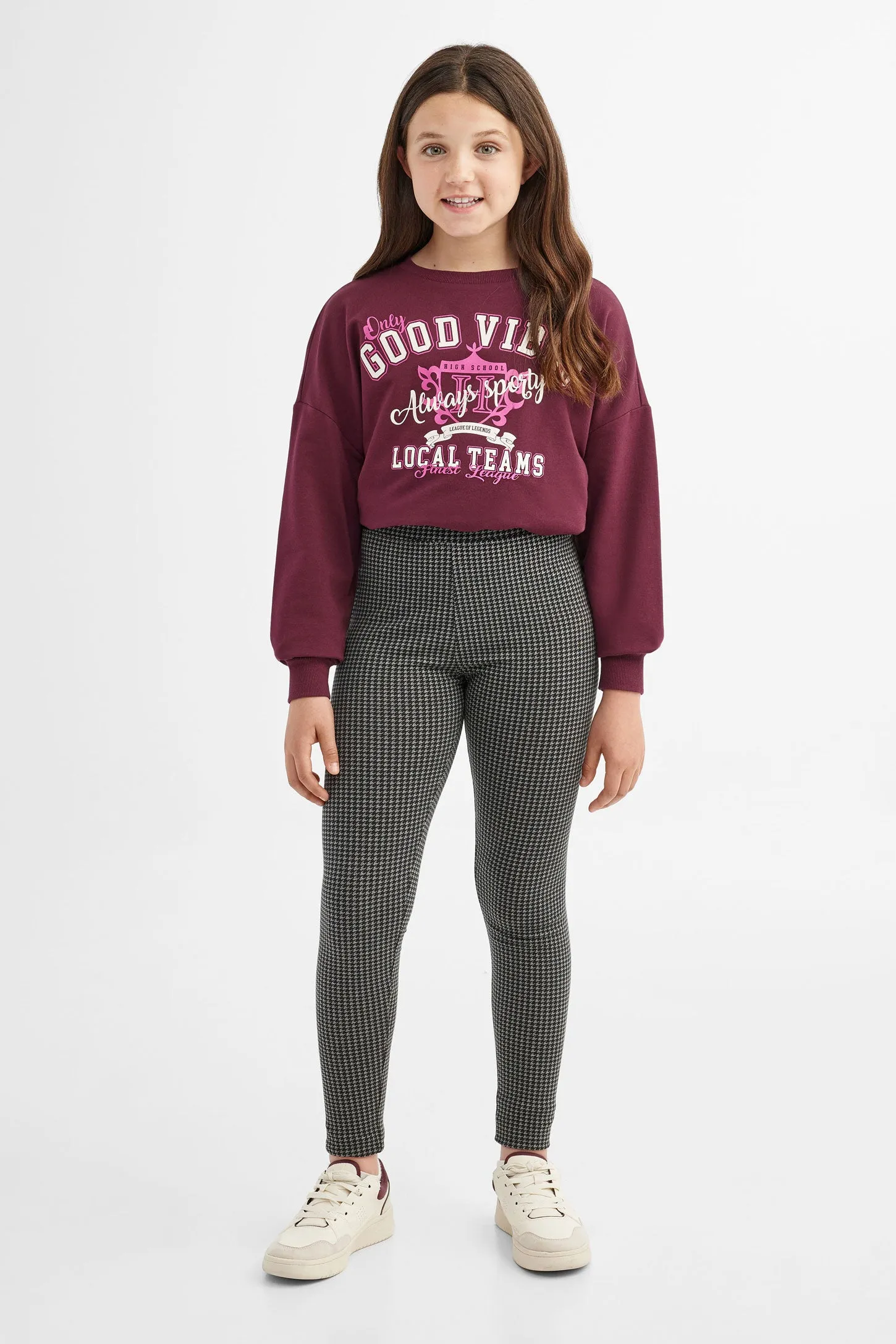 Legging imprimé en coton, 2/25$ - Ado fille