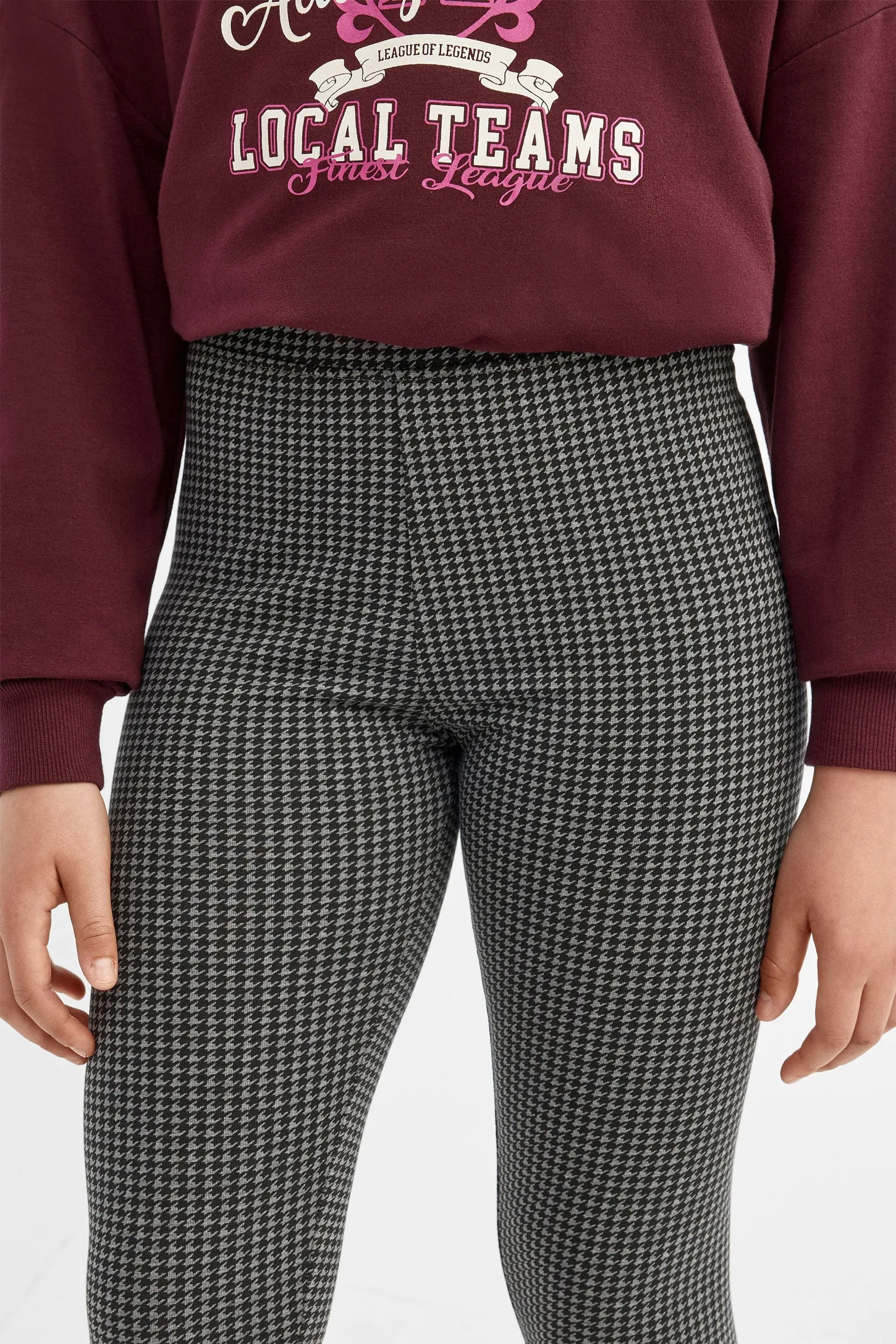 Legging imprimé en coton, 2/25$ - Ado fille