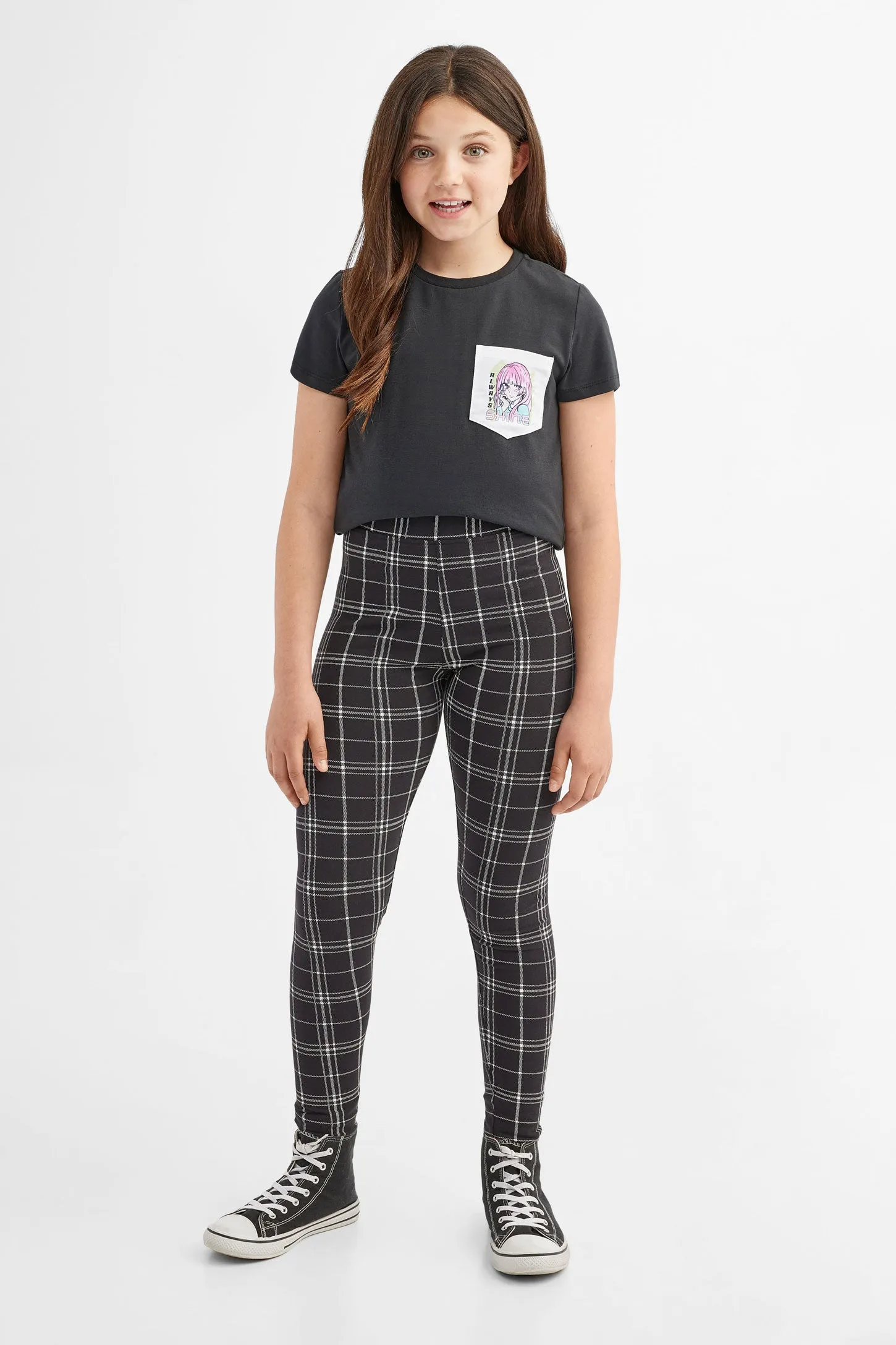 Legging imprimé en coton, 2/25$ - Ado fille