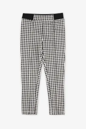 Legging jacquard à carreaux - Enfant fille