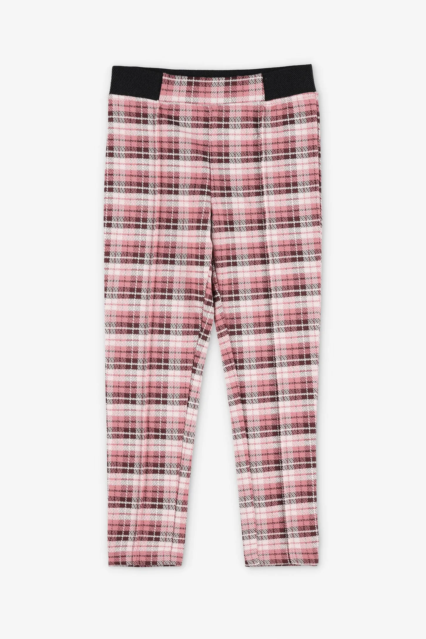 Legging jacquard à carreaux - Enfant fille