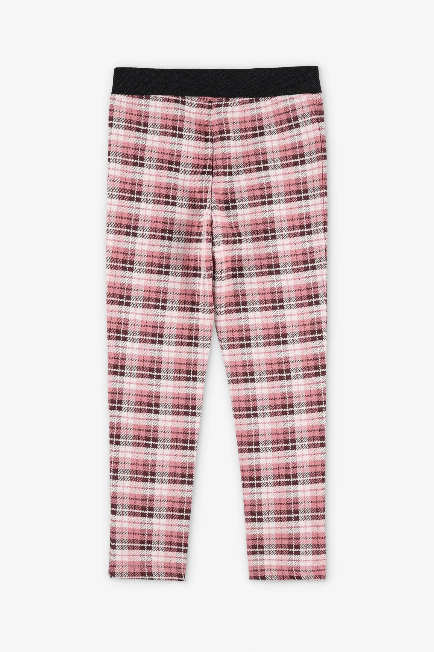Legging jacquard à carreaux - Enfant fille