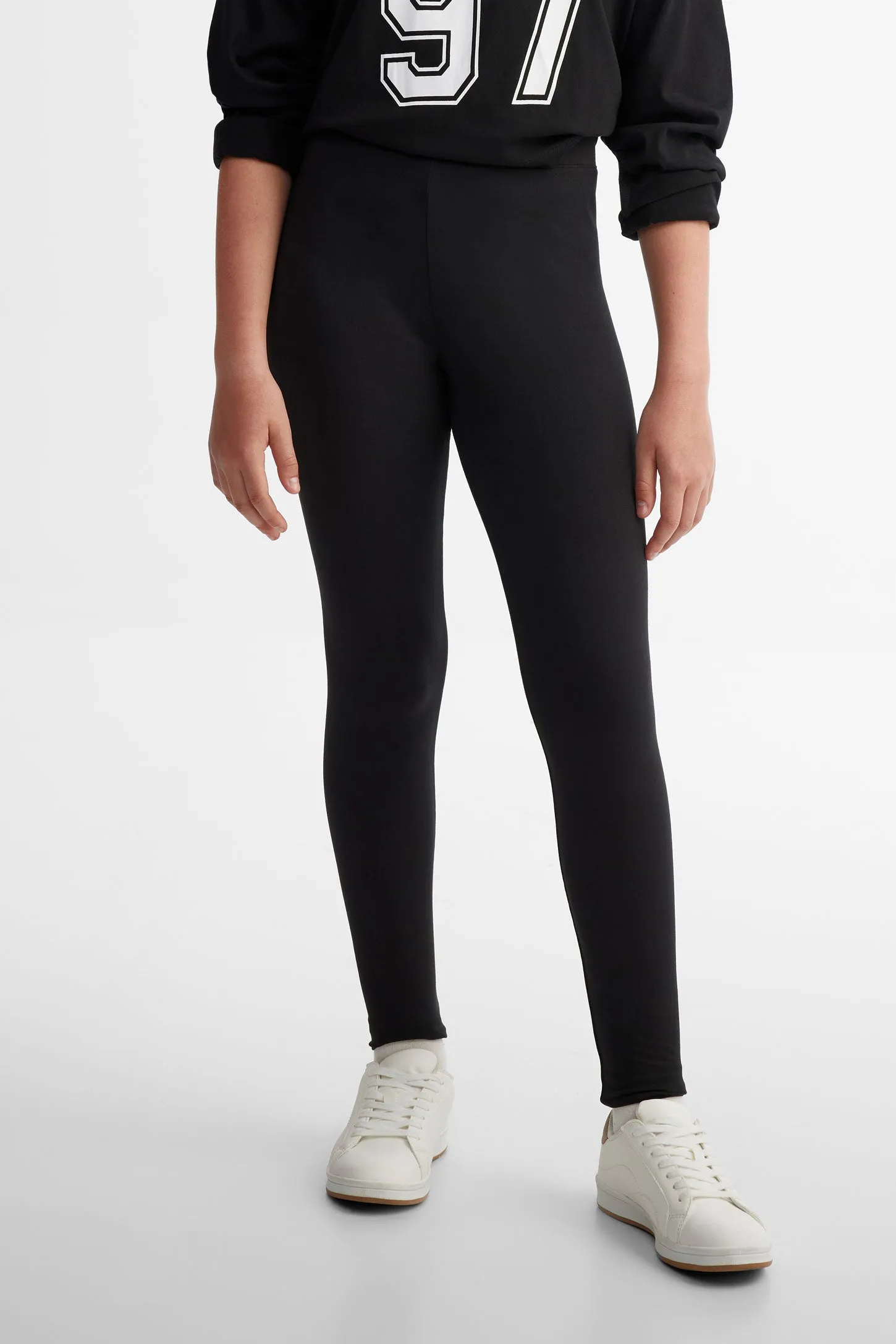 Lot de 2 leggings en coton - Ado fille
