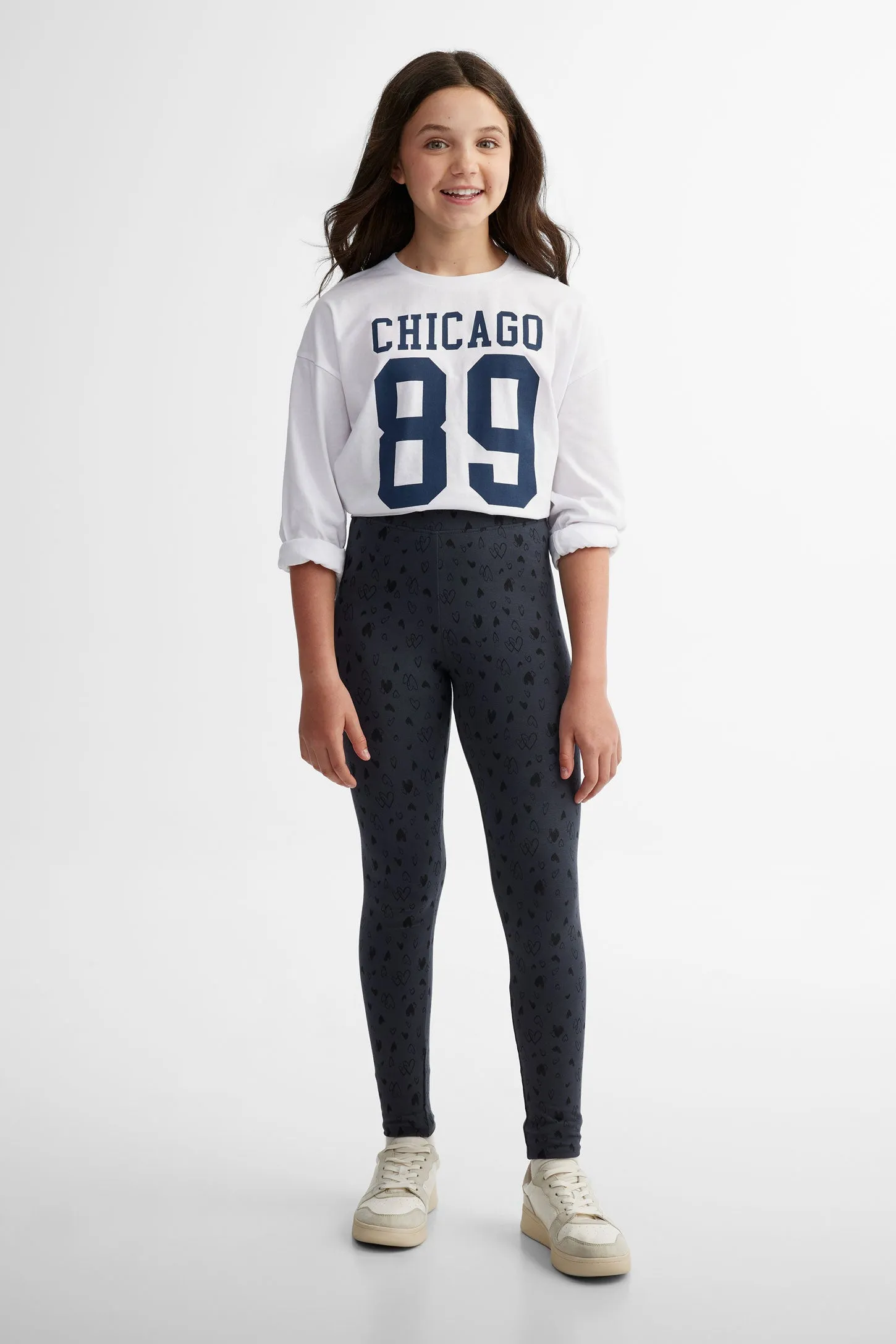 Lot de 2 leggings en coton - Ado fille