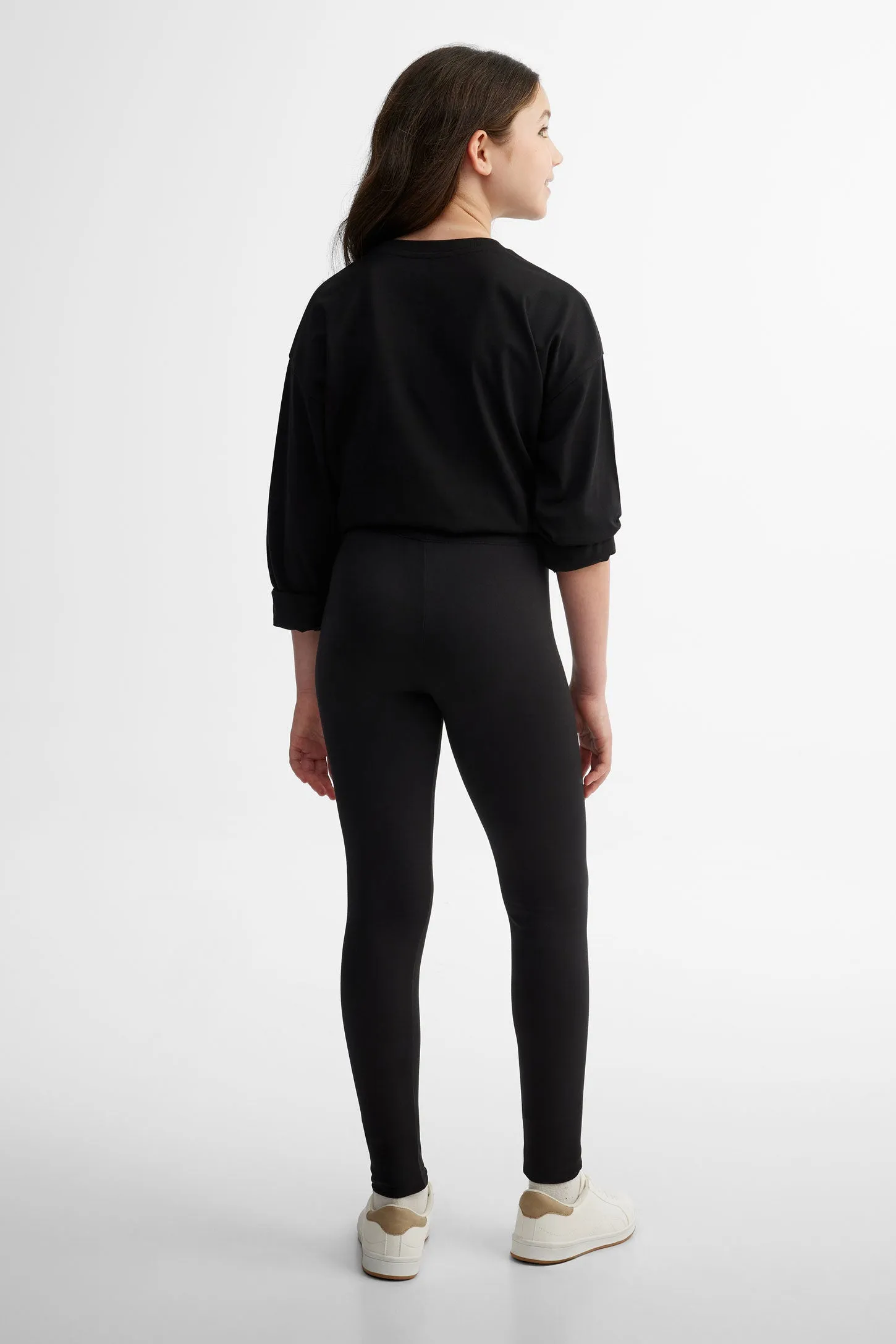 Lot de 2 leggings en coton - Ado fille